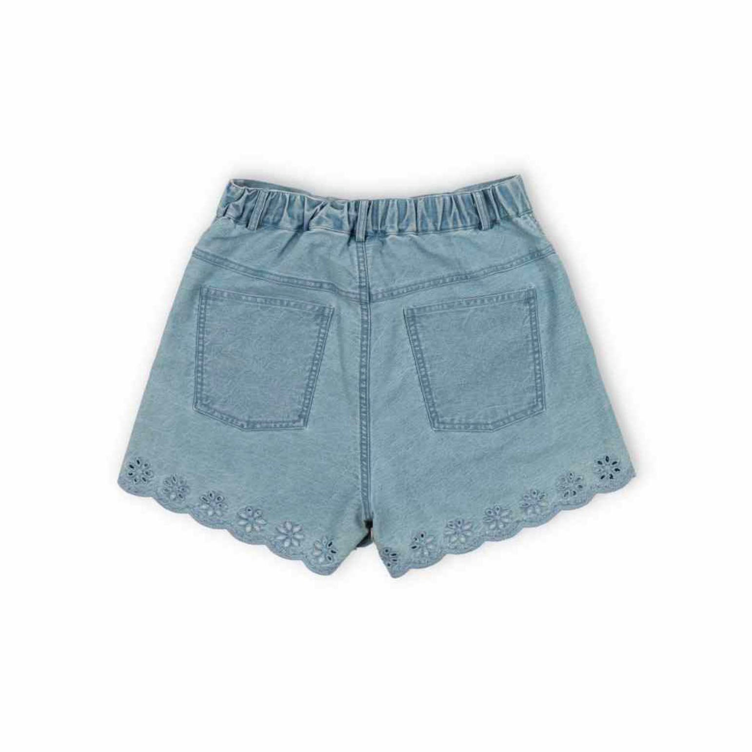 Girls Blue Denim Shorts