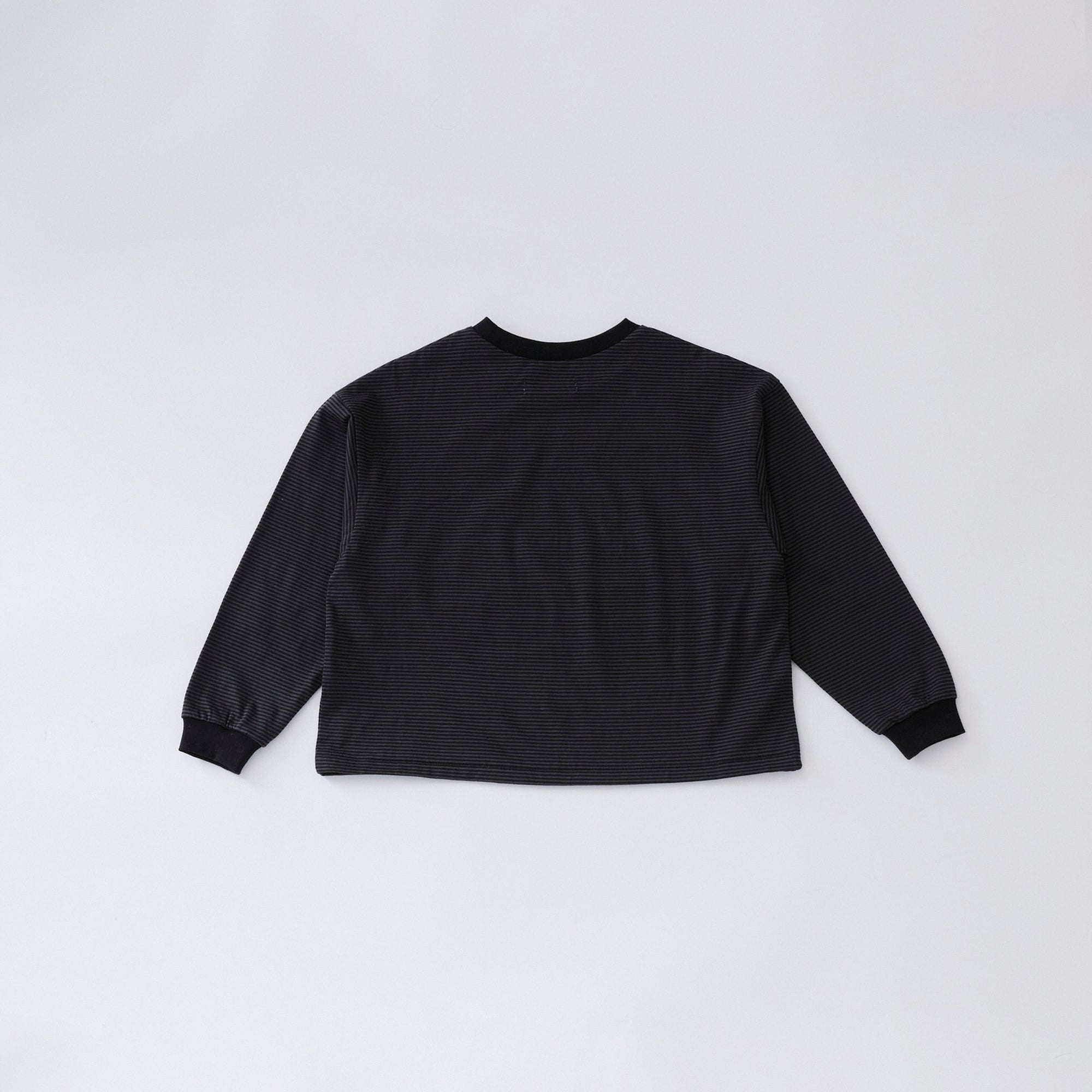Boys & Girls Black Stripes Cotton T-Shirt