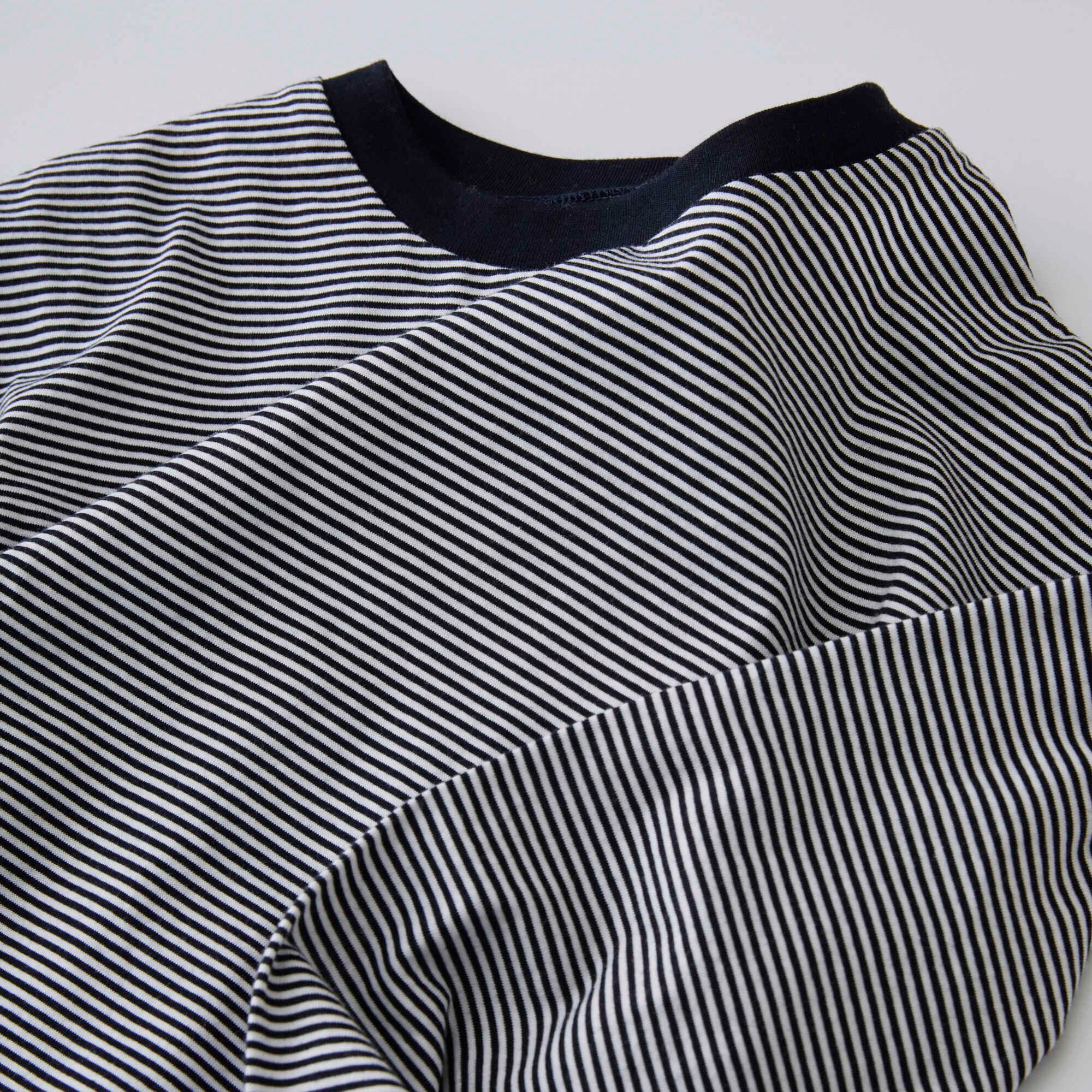 Boys & Girls Navy Stripes Cotton T-Shirt