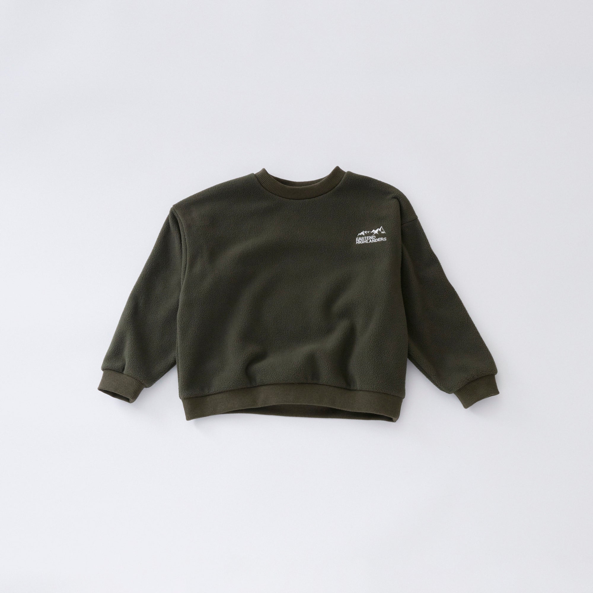 Boys & Girls Olive Logo Sweatshirt