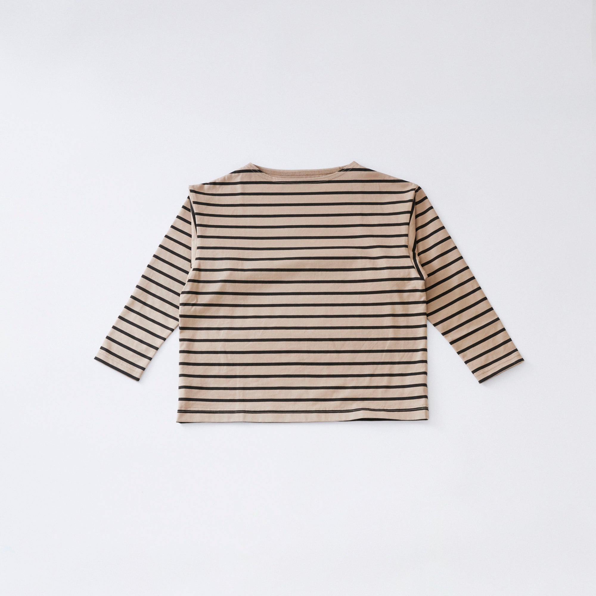 Boys & Girls Black Stripes Cotton T-Shirt