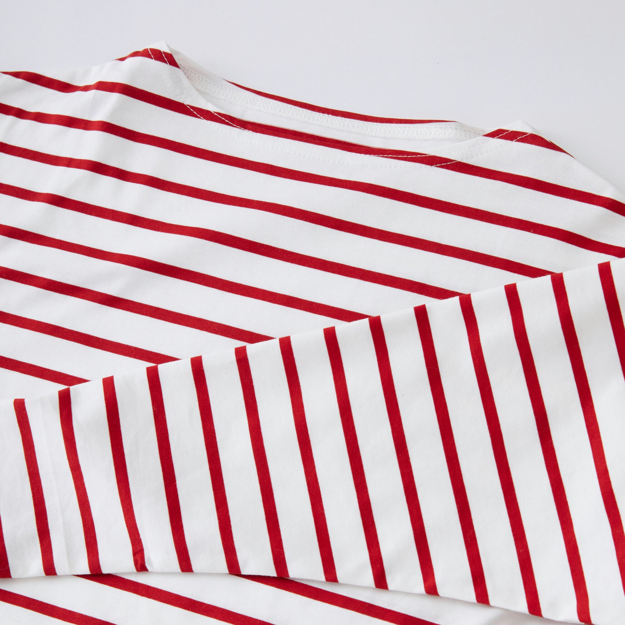 Boys & Girls Red Stripes Cotton T-Shirt