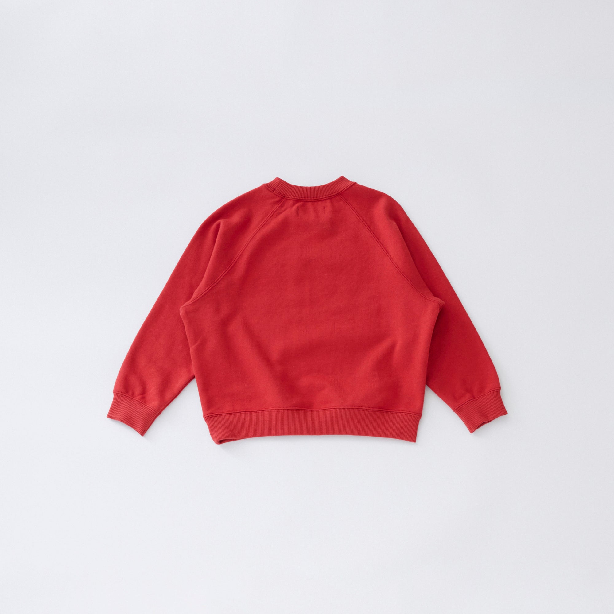 Boys & Girls Red Cotton Sweatshirt