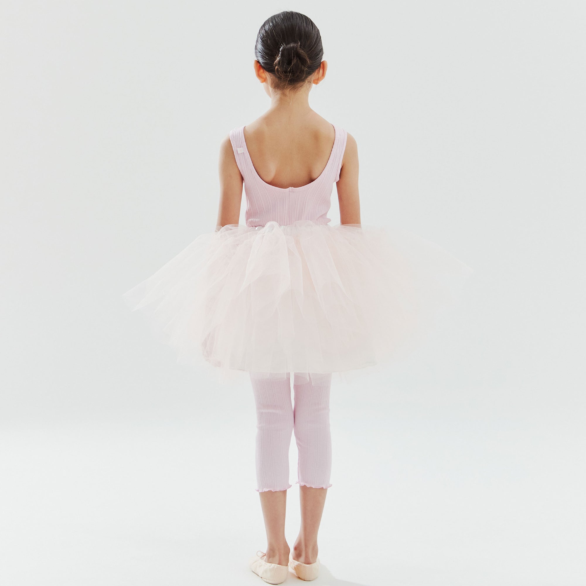 Girls Pink Ballet Jumpsuit