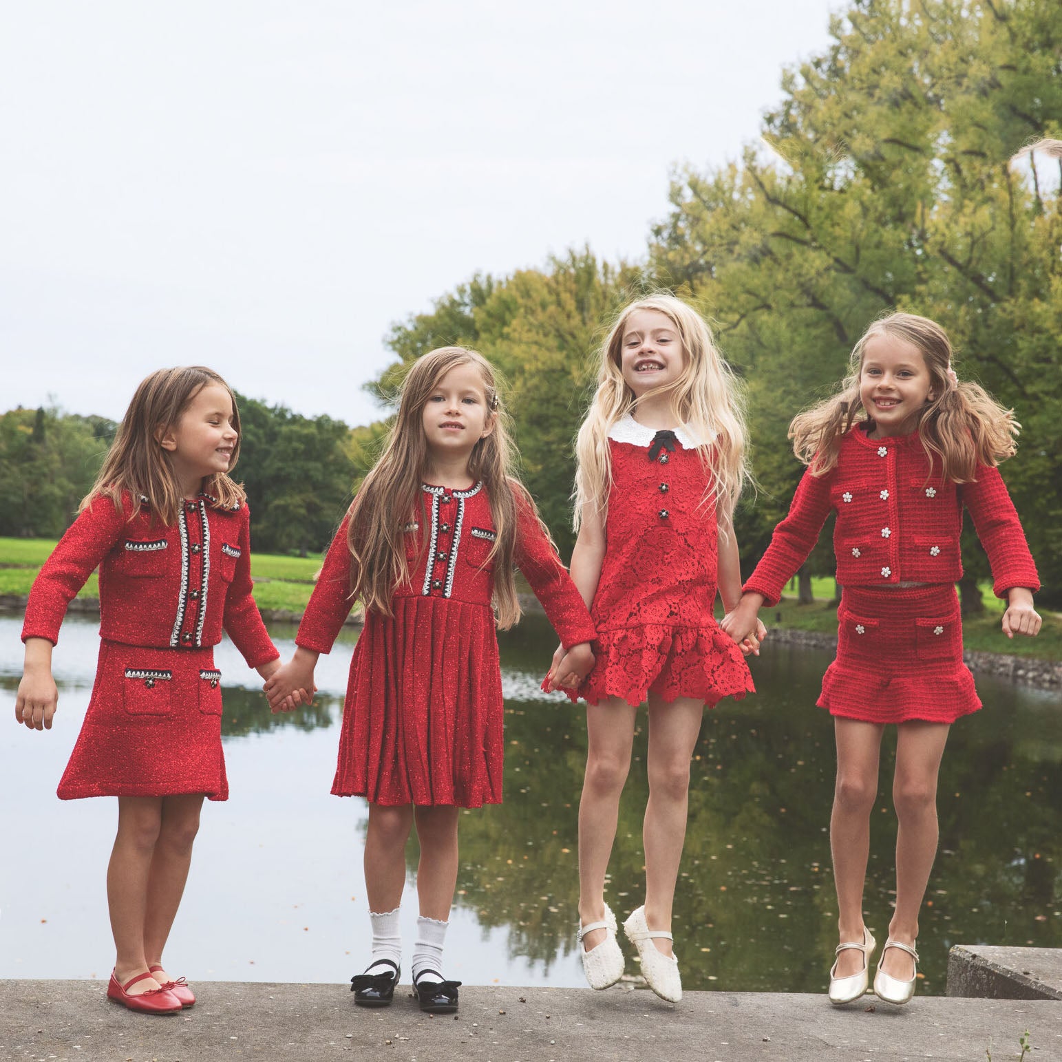 Girls Red Coat