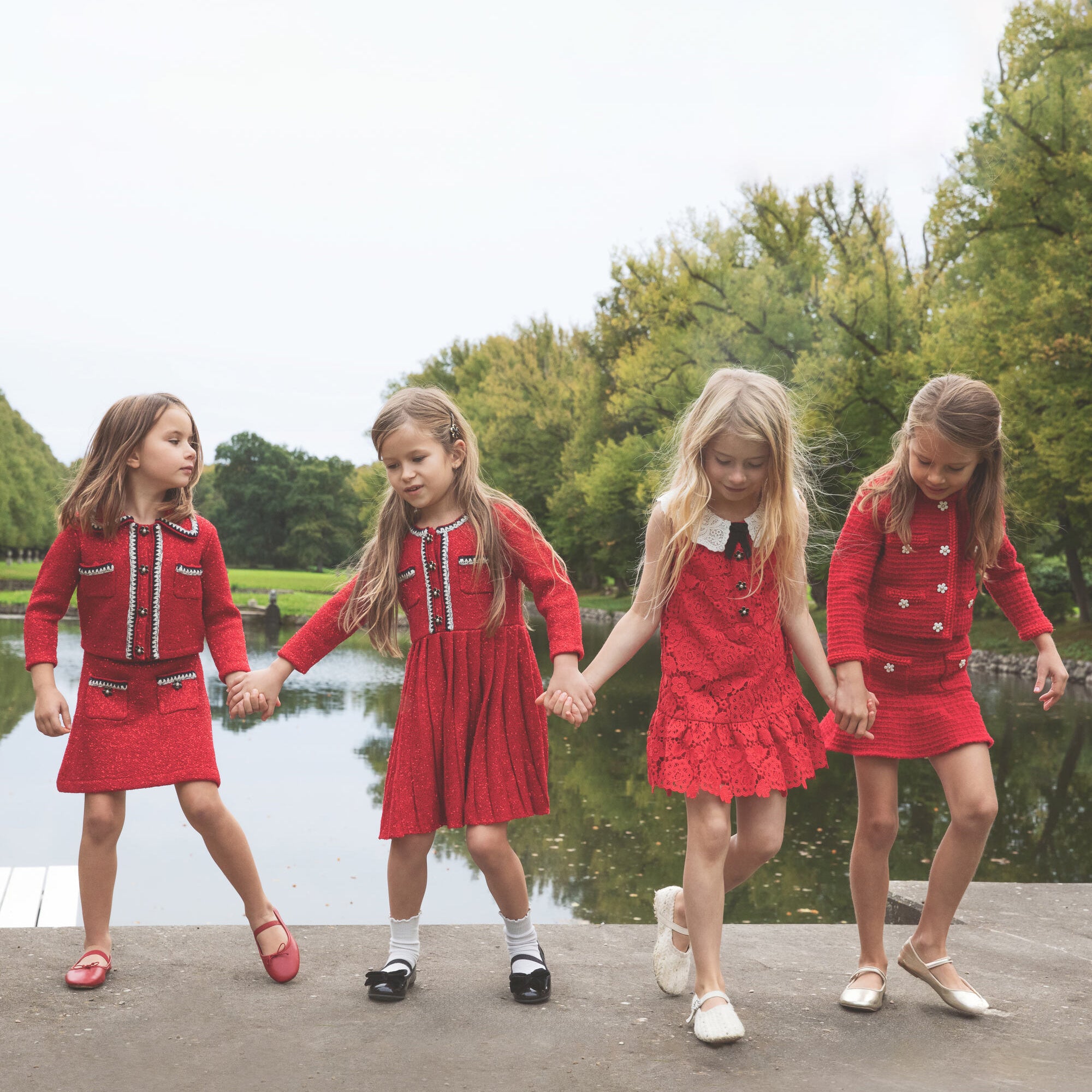 Girls Red Dress