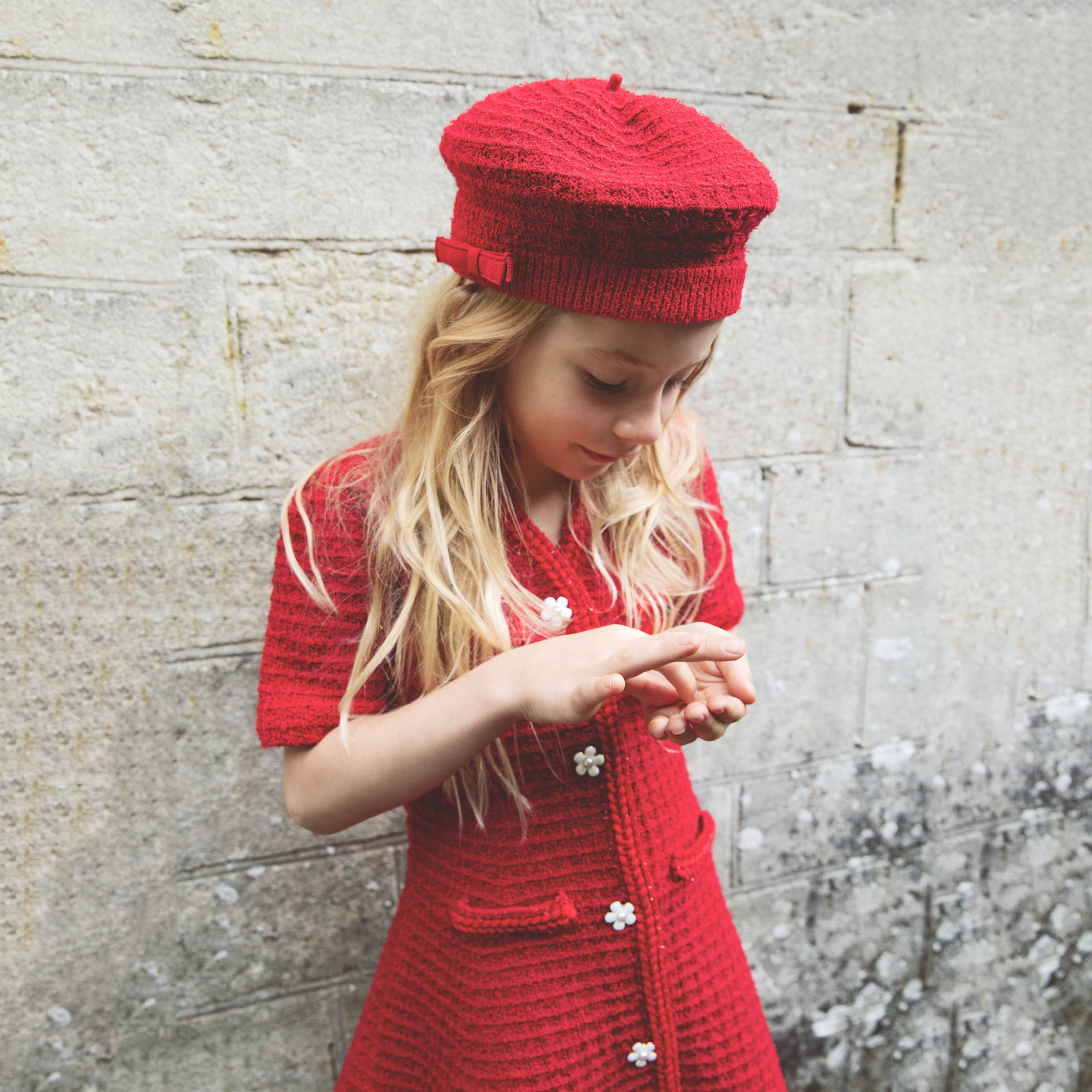 Girls Red Dress