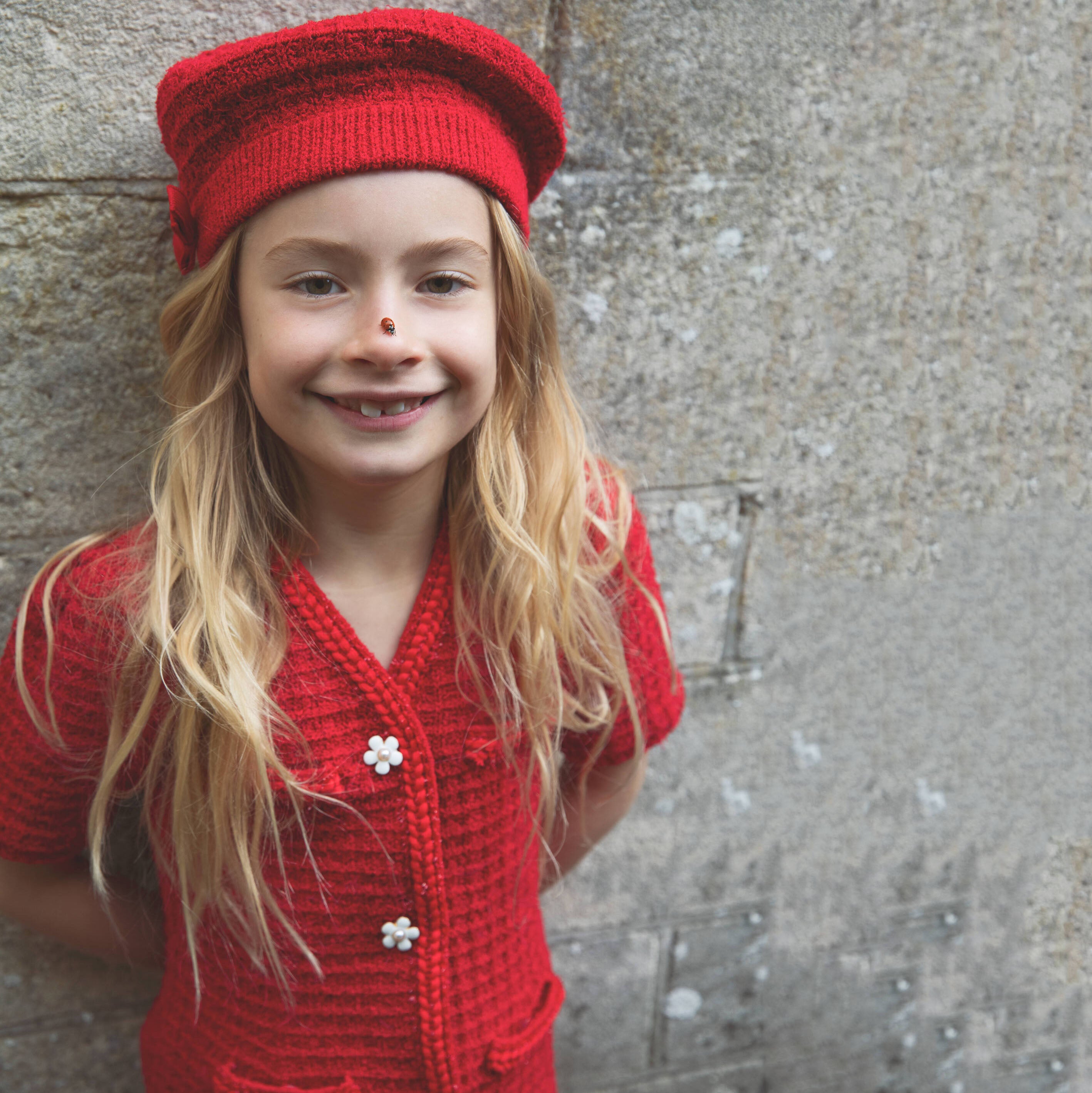 Girls Red Dress