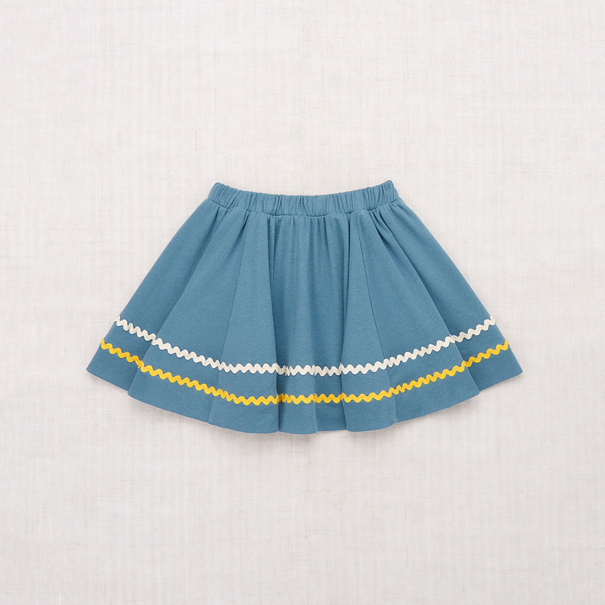 Girls Blue Cotton Skirt