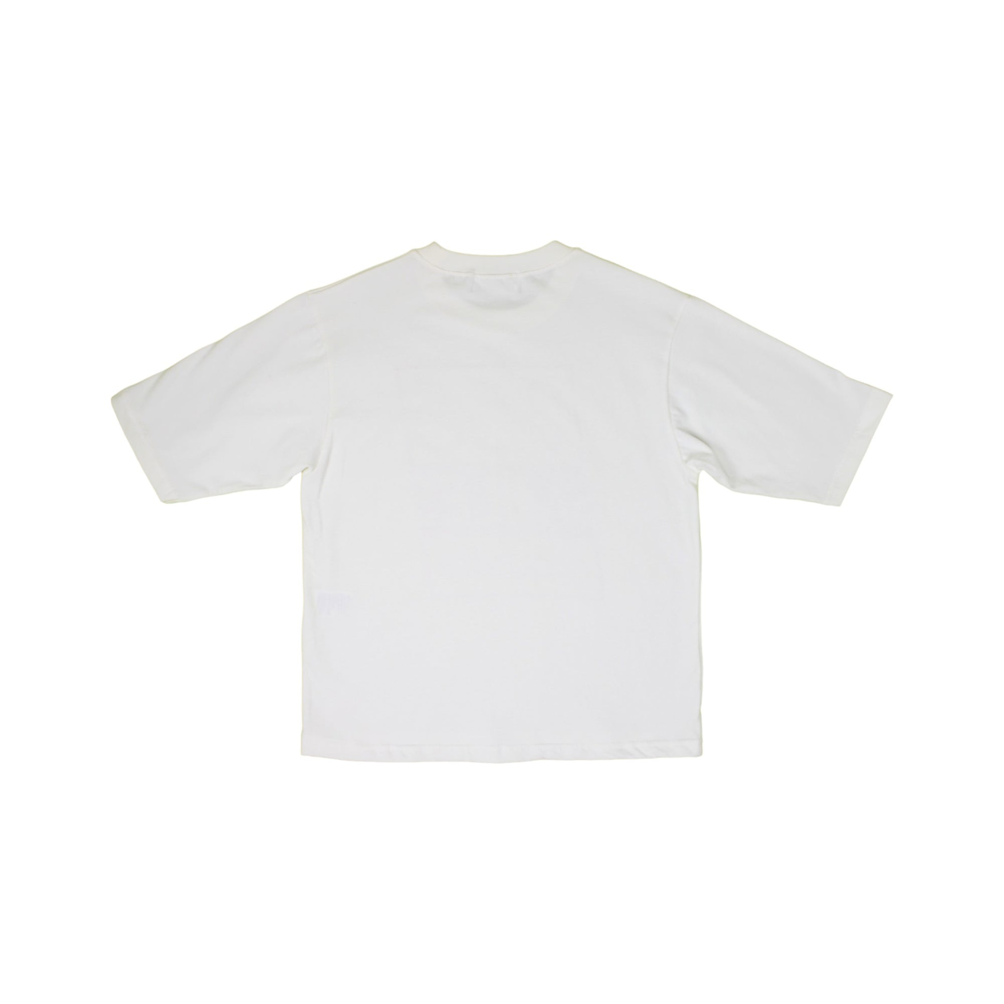 Boys & Girls White Cotton T-Shirt