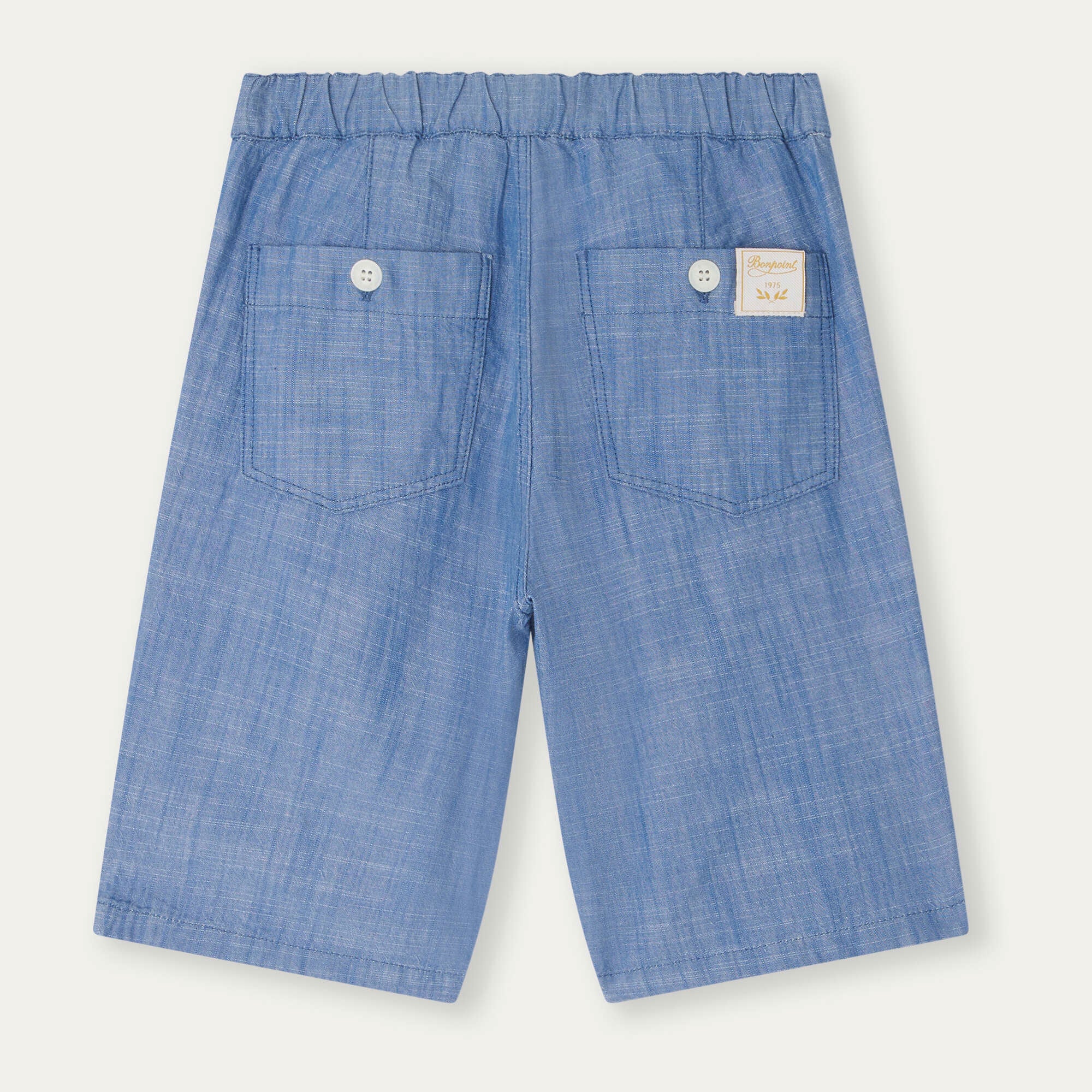 Boys Blue Cotton Shorts