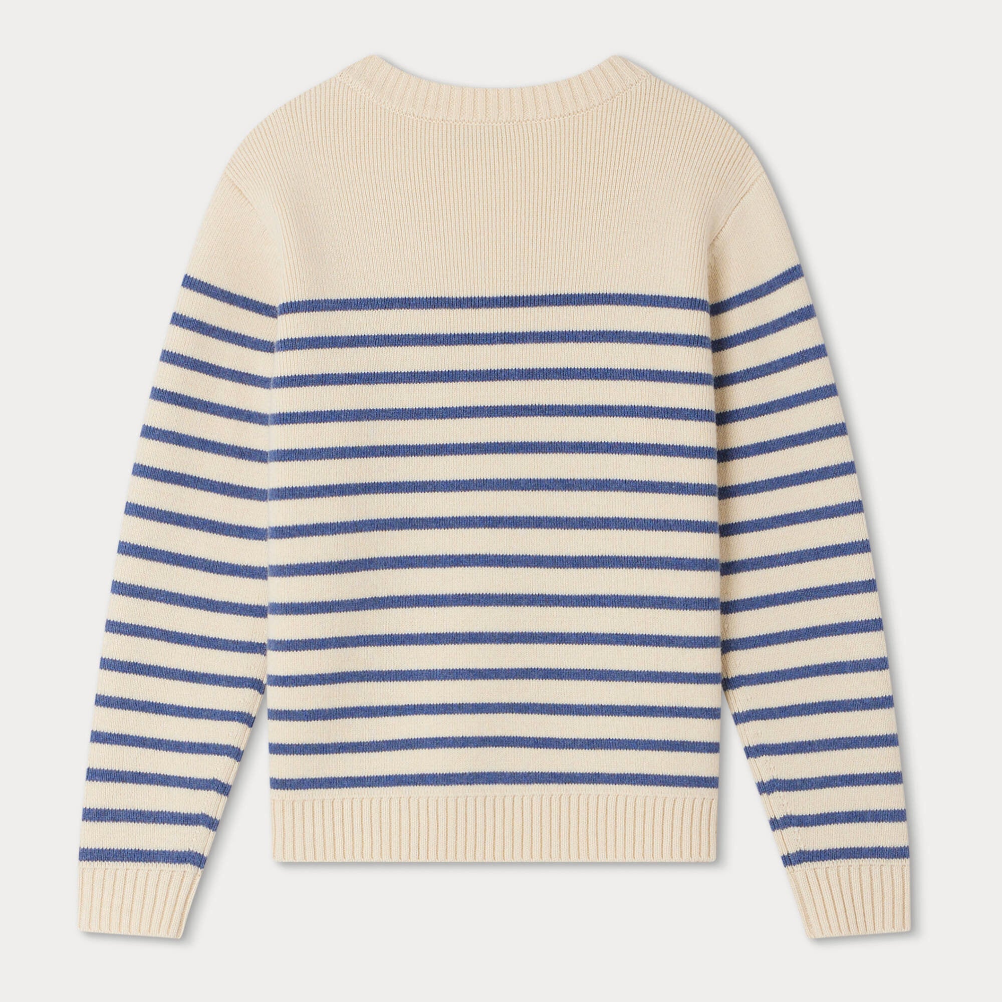 Boys Blue Stripes Wool Sweater