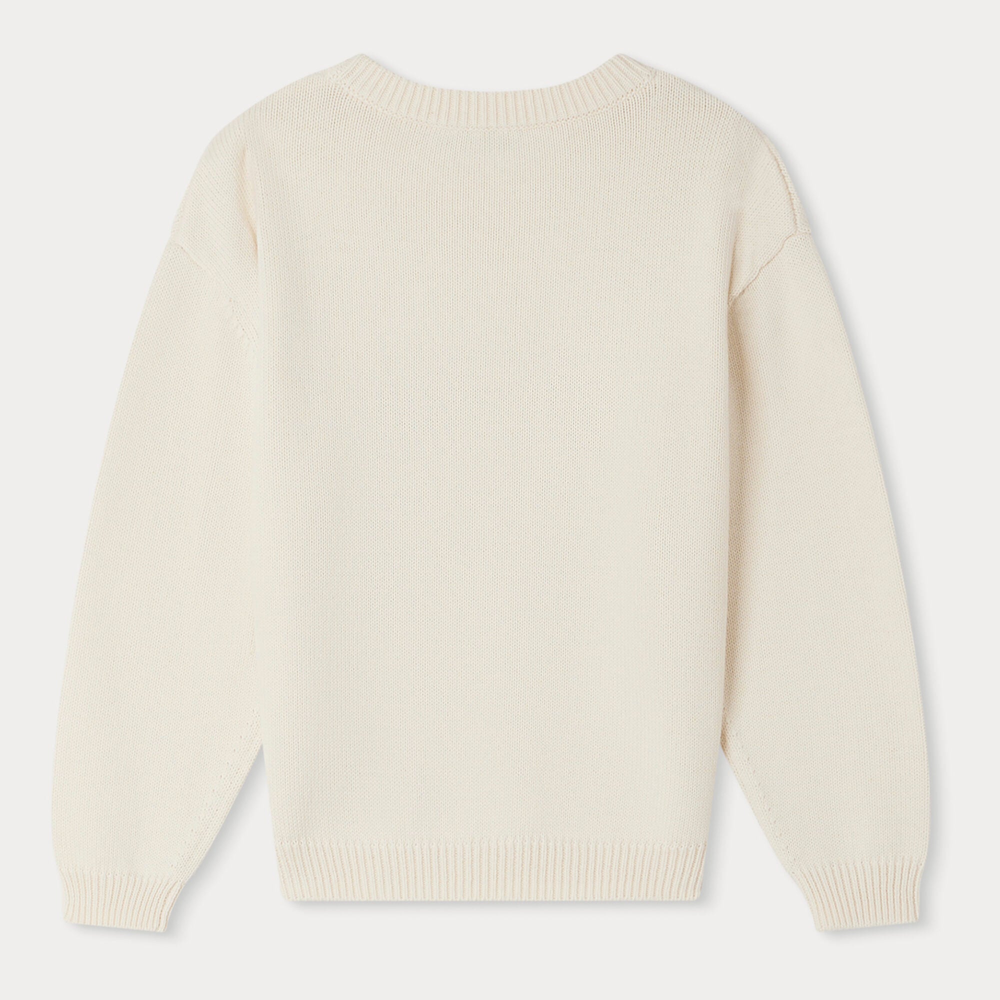 Boys & Girls White Embroidered Sweater