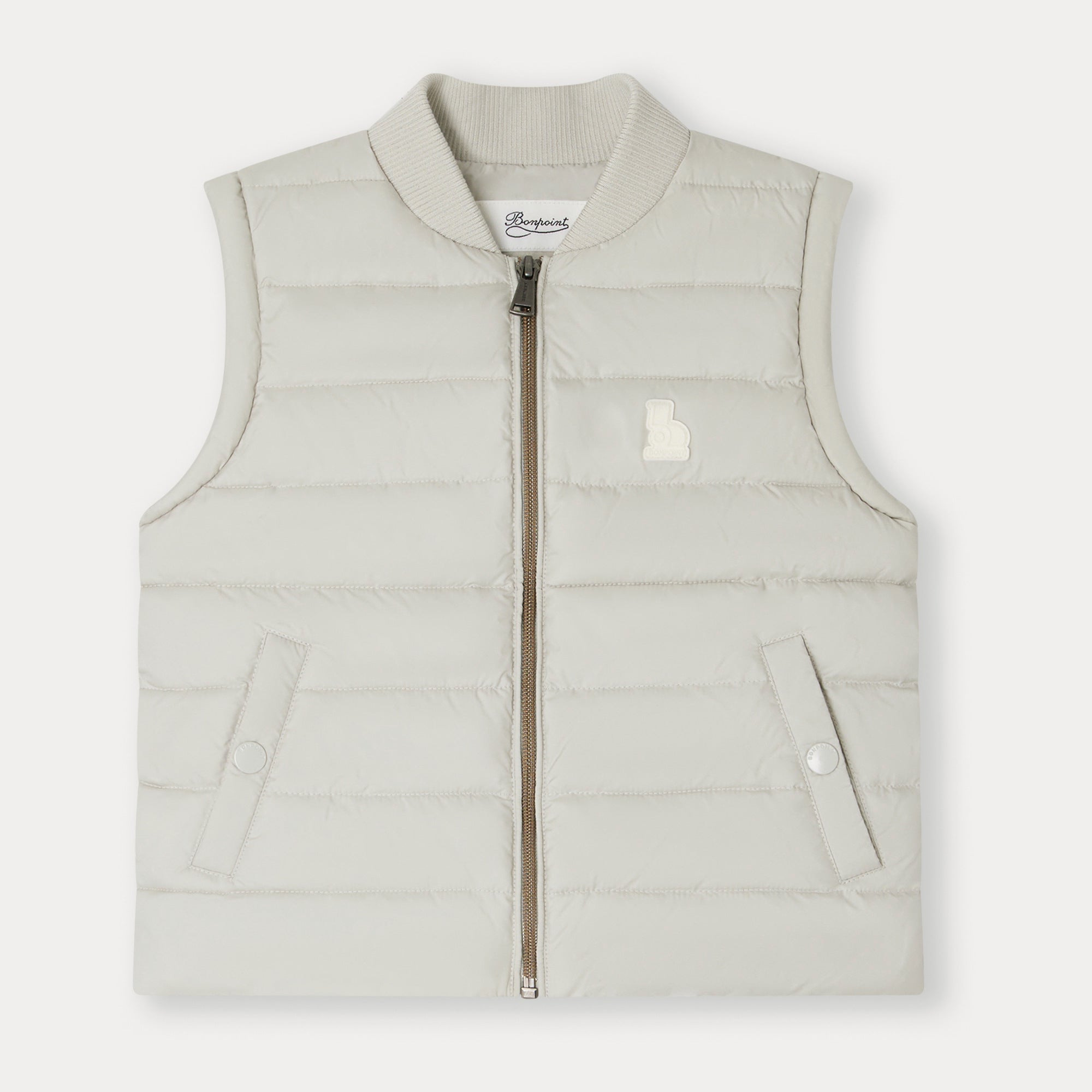 Boys Grey Padded Gilet