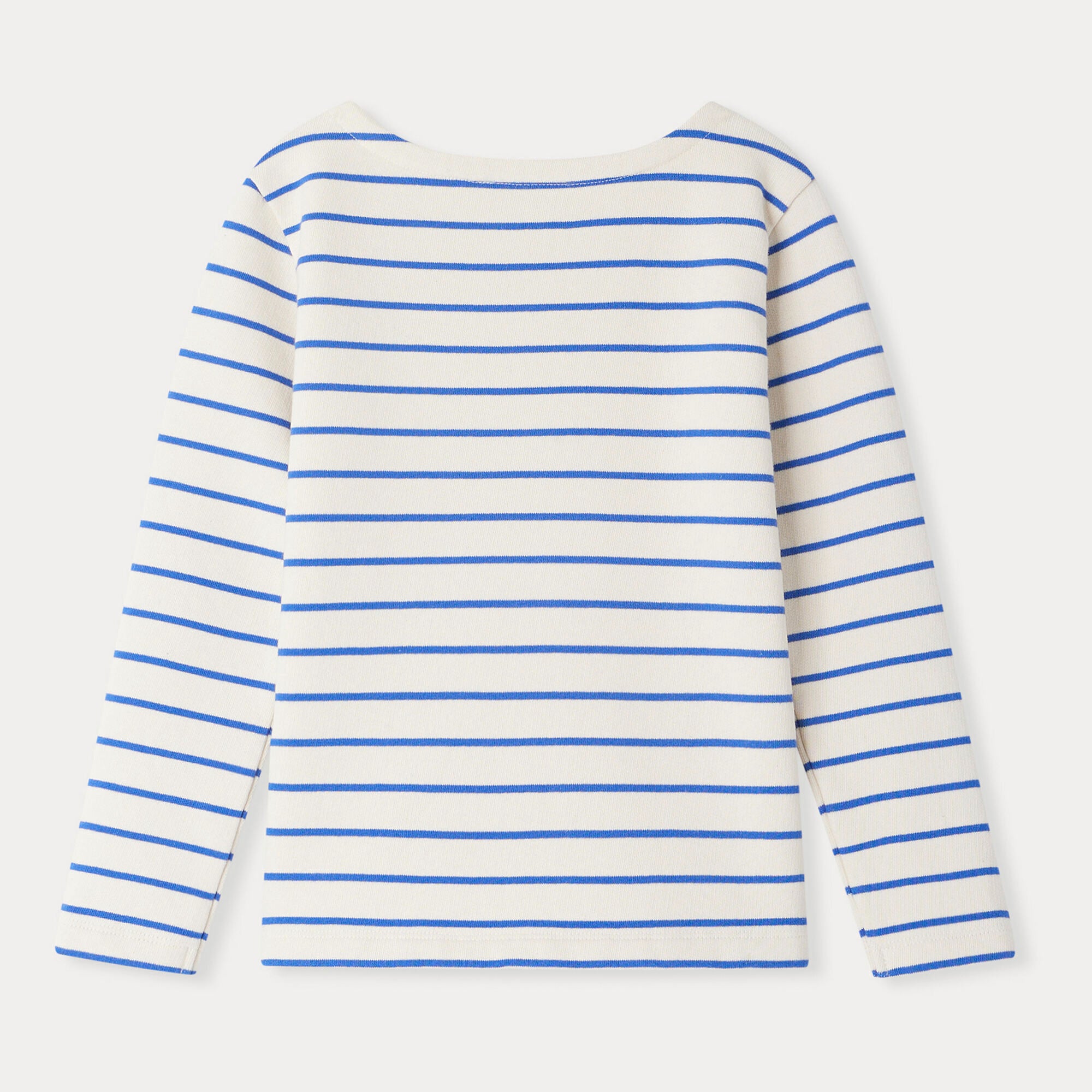 Boys Blue Stripes Cotton T-Shirt