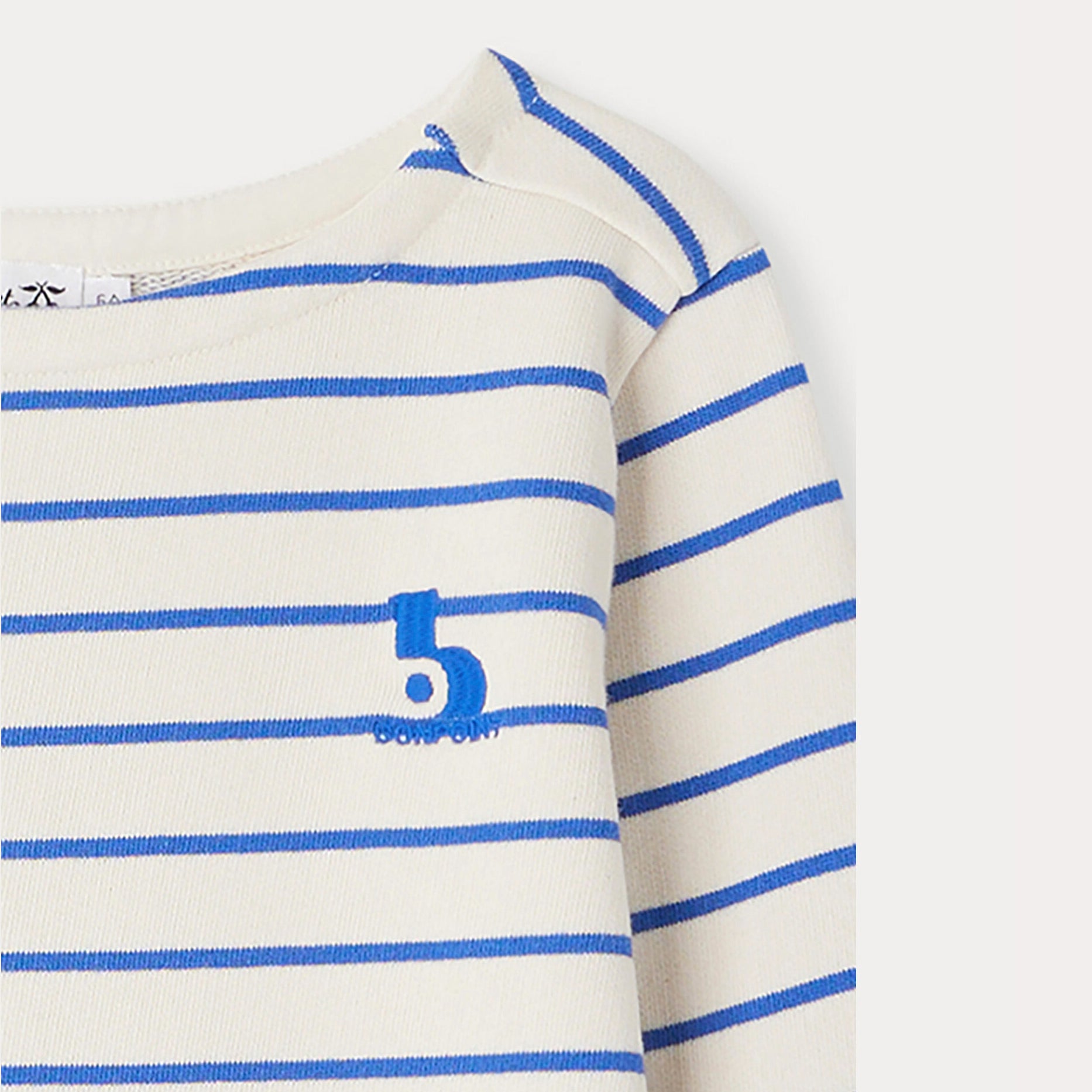 Boys Blue Stripes Cotton T-Shirt