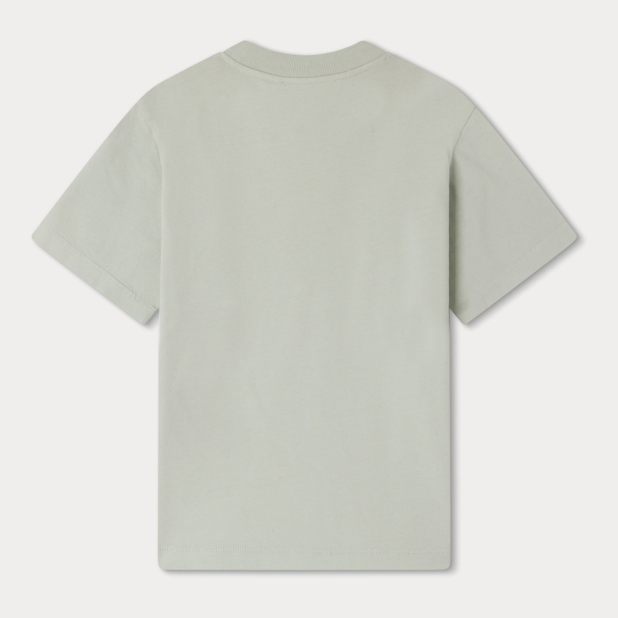Boys Light Green Logo Cotton T-Shirt