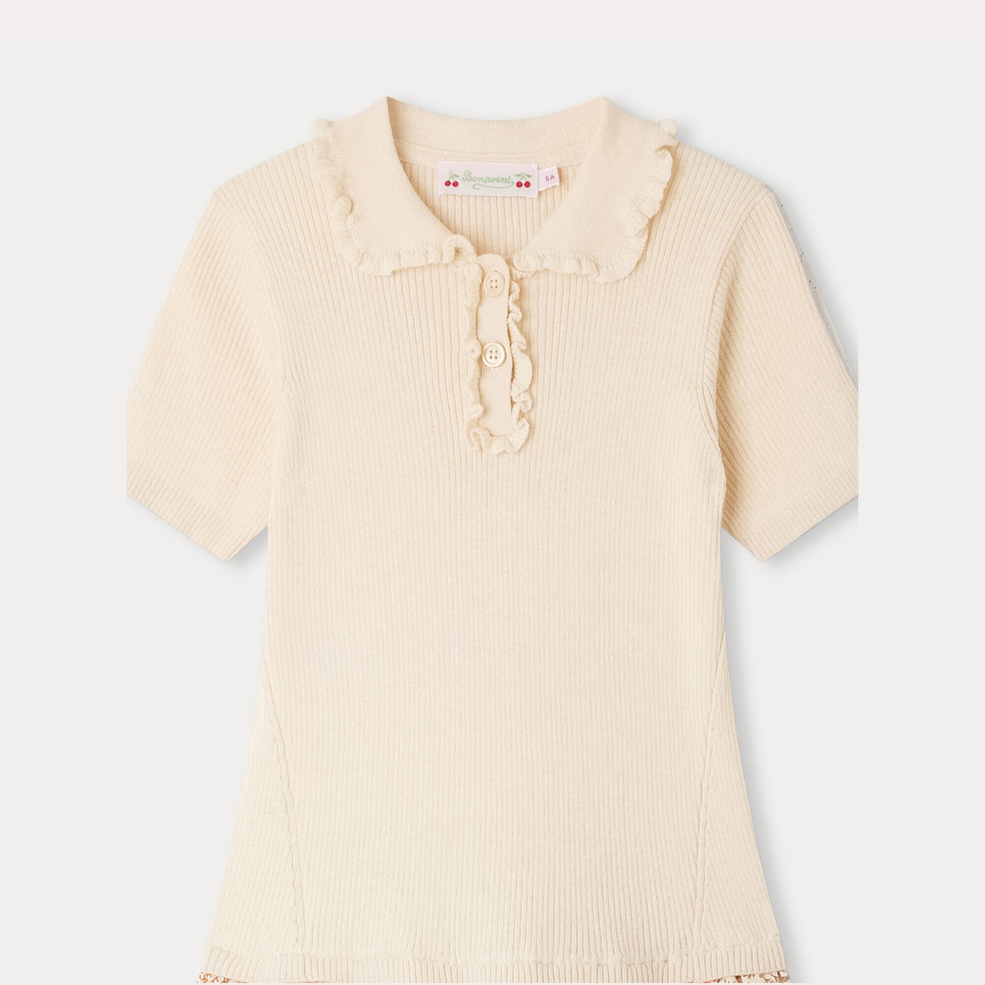 Girls Ivory Cotton Dress