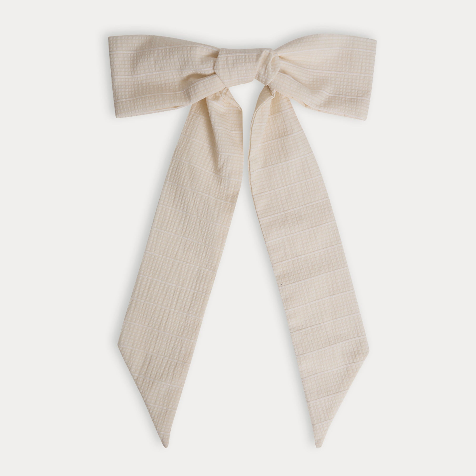Girls Ivory Bow Hair Clips