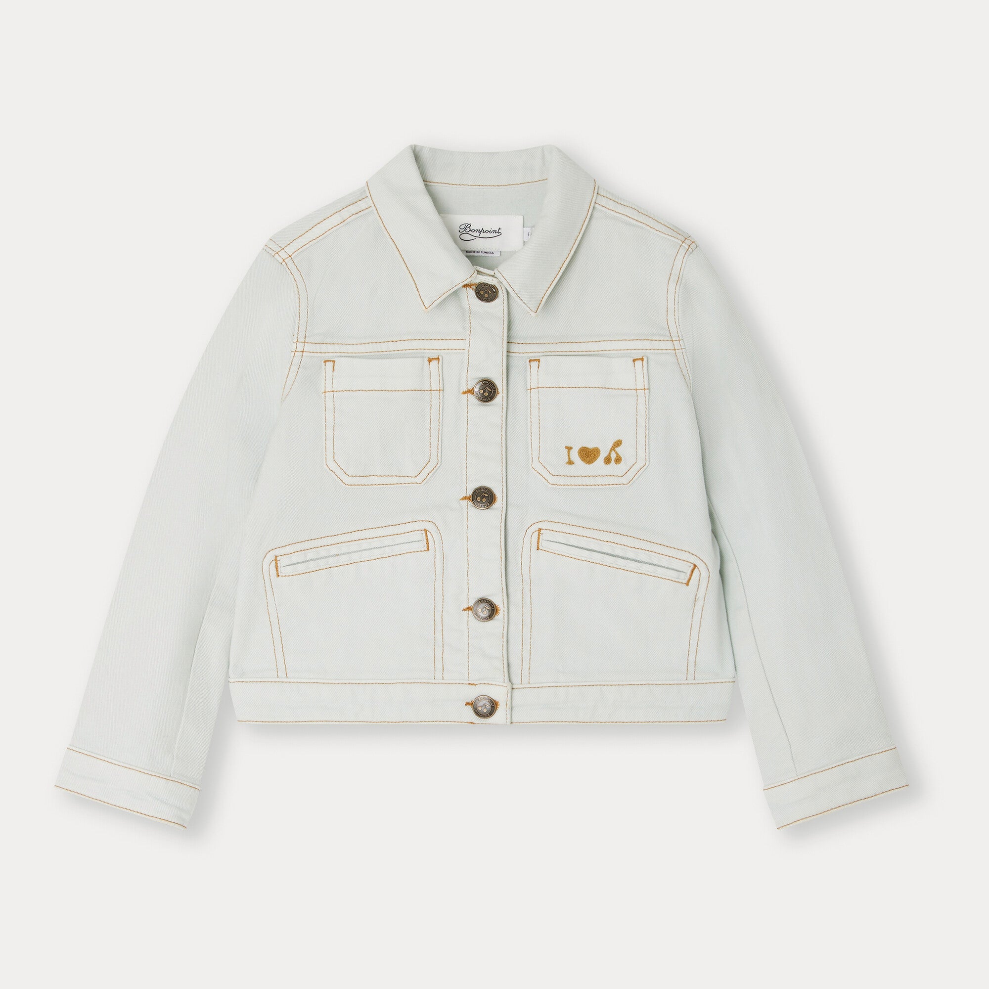 Girls Light Blue Denim Jacket