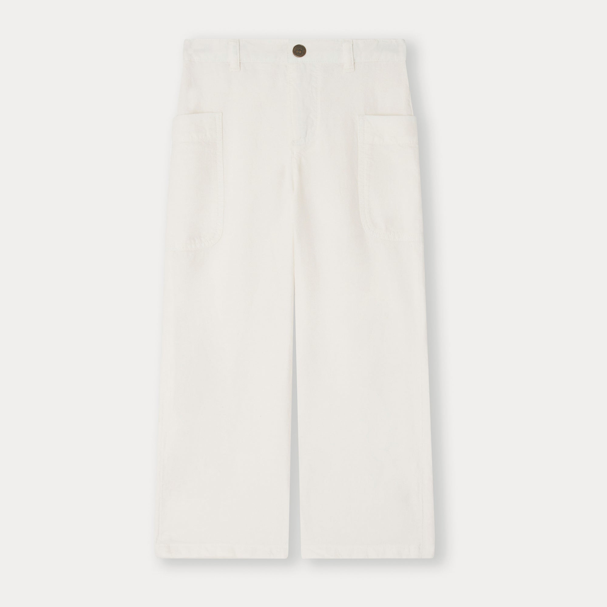 Girls White Trousers