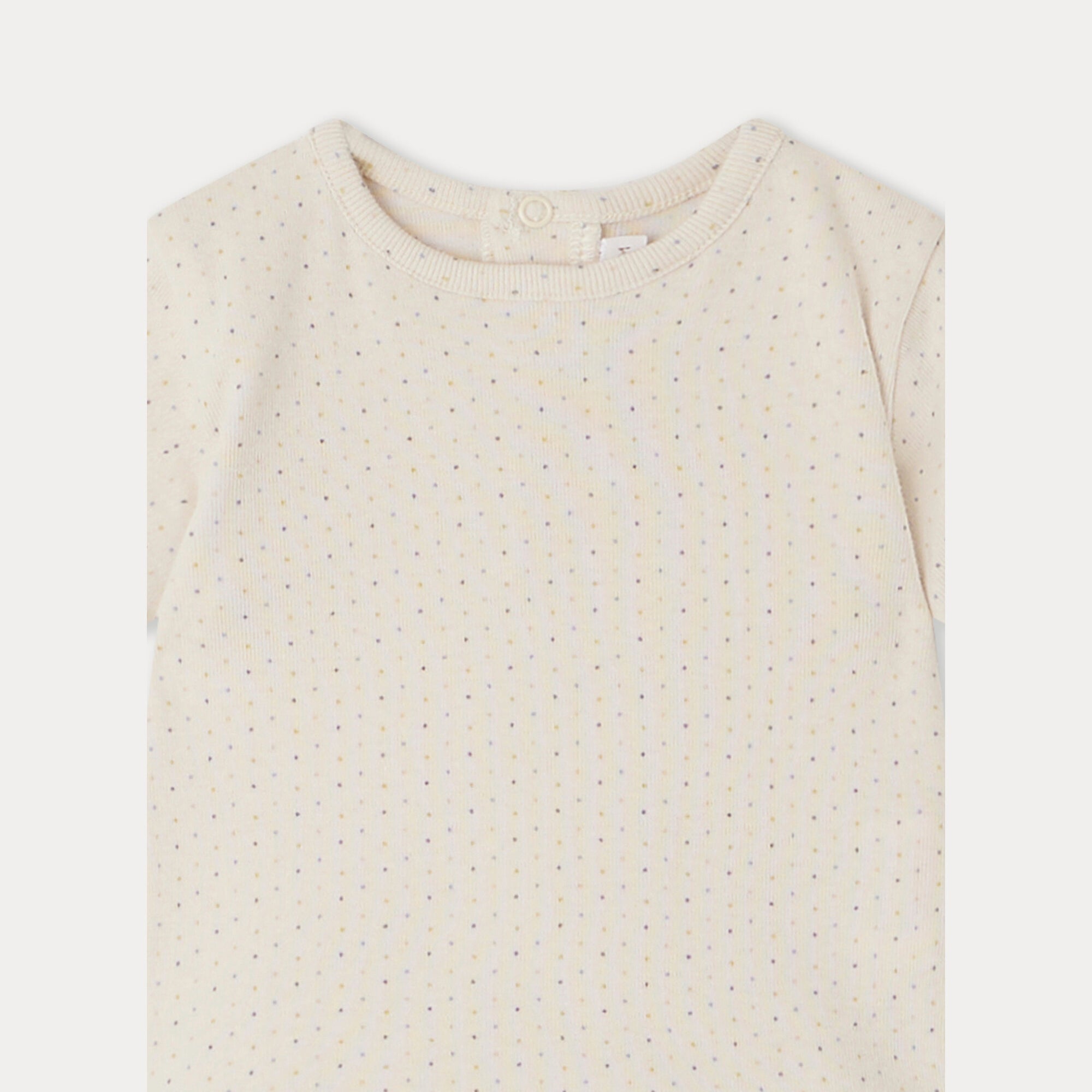 Baby Boys & Girls Beige Cotton Set