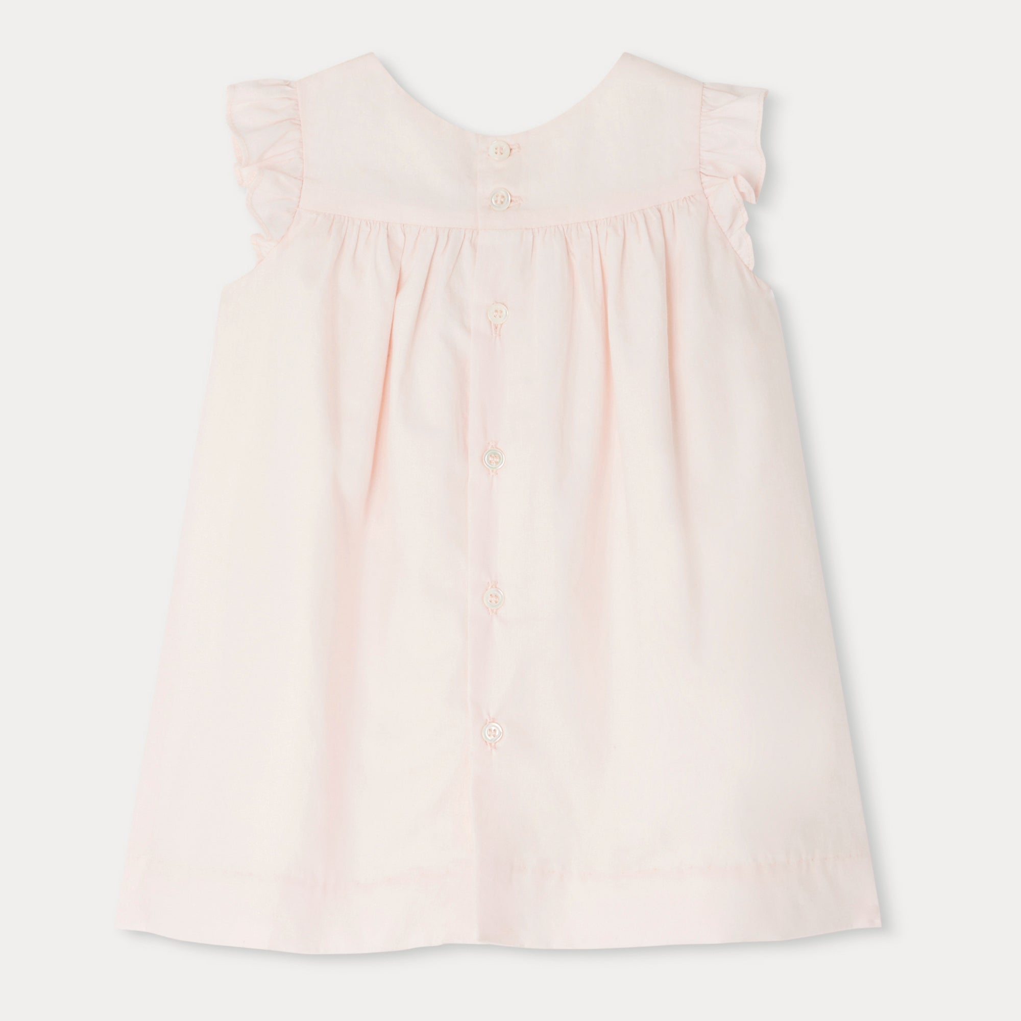 Baby Girls Light Pink Cotton Dress