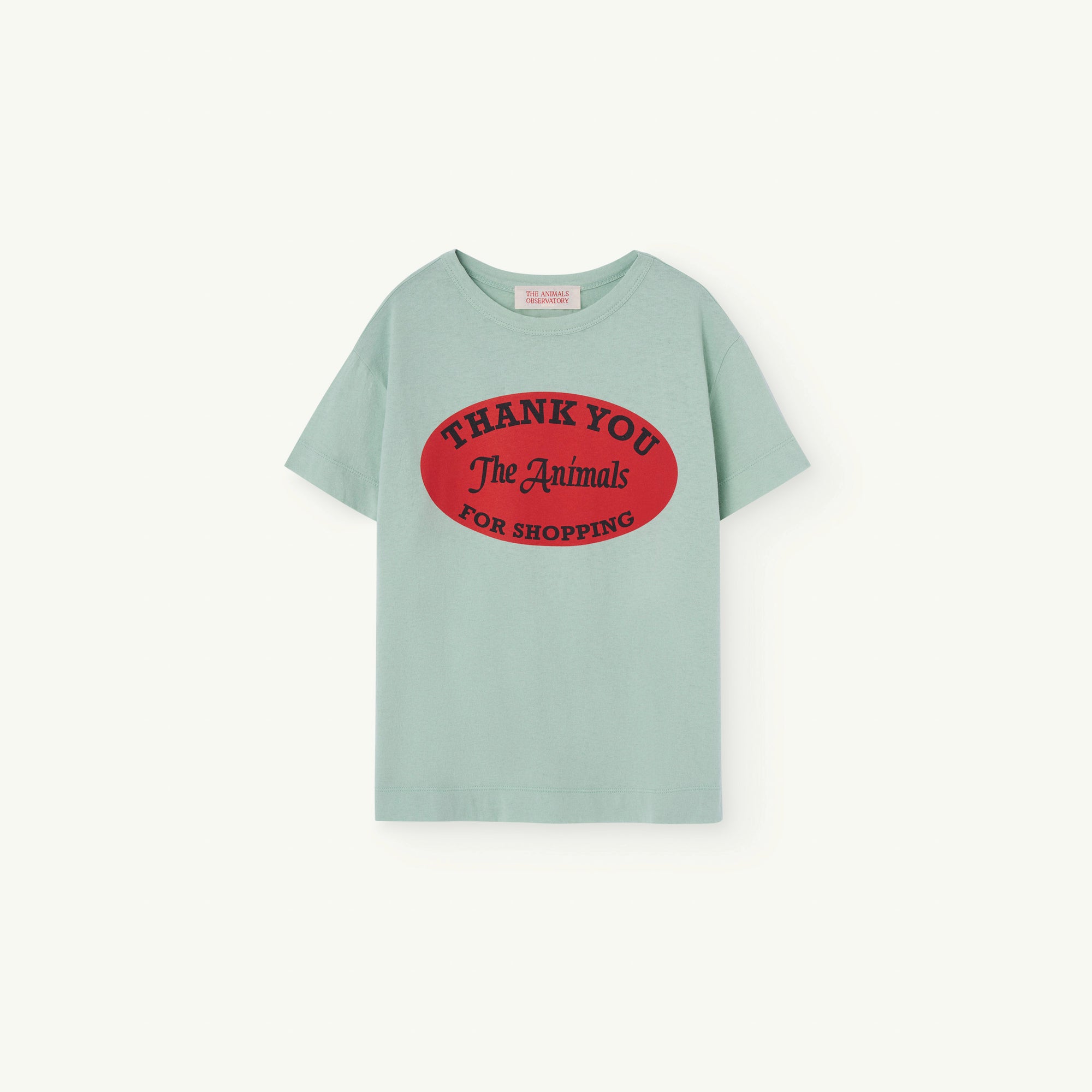 Boys & Girls Pale Green Logo Cotton T-Shirt