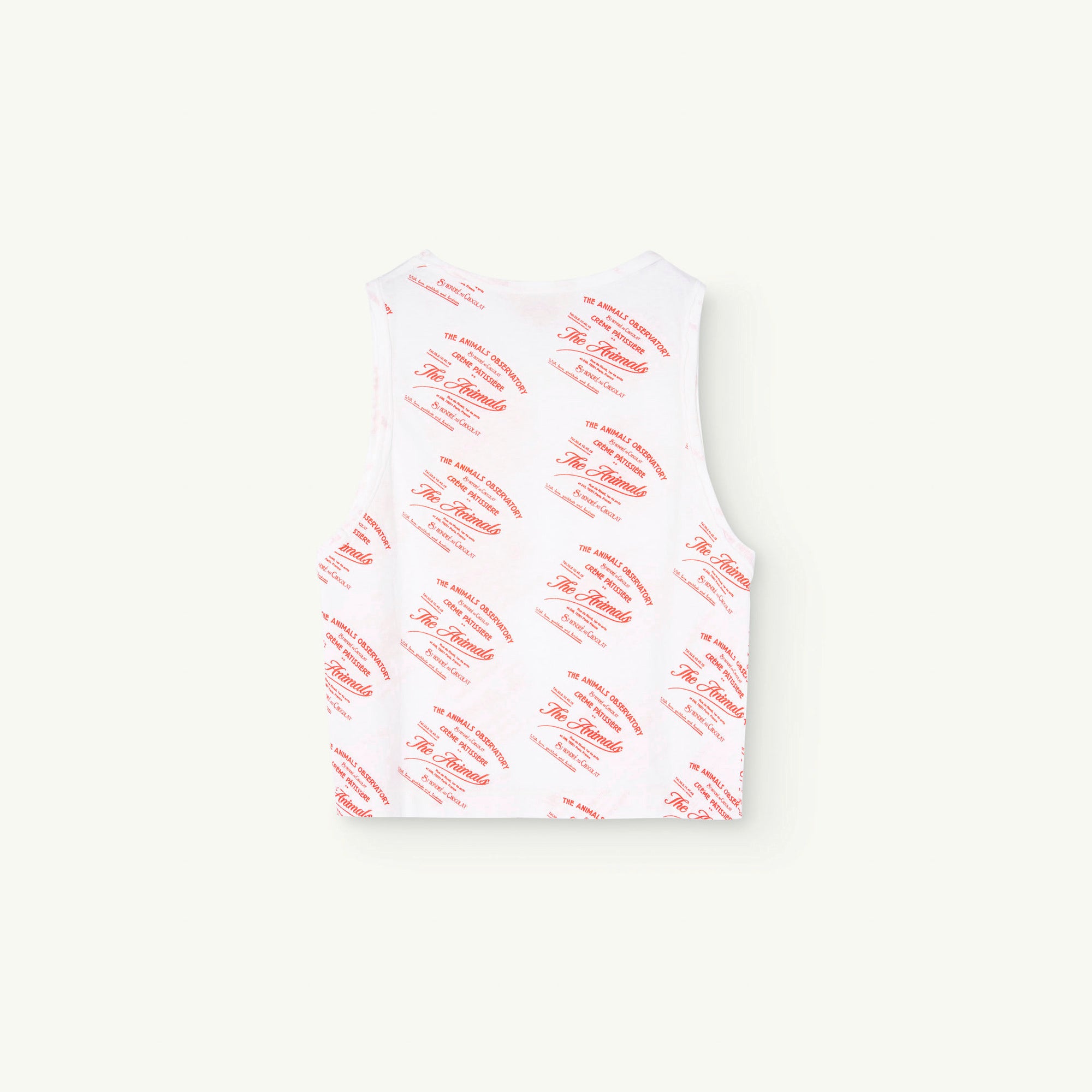 Boys & Girls White Logo Cotton Vest