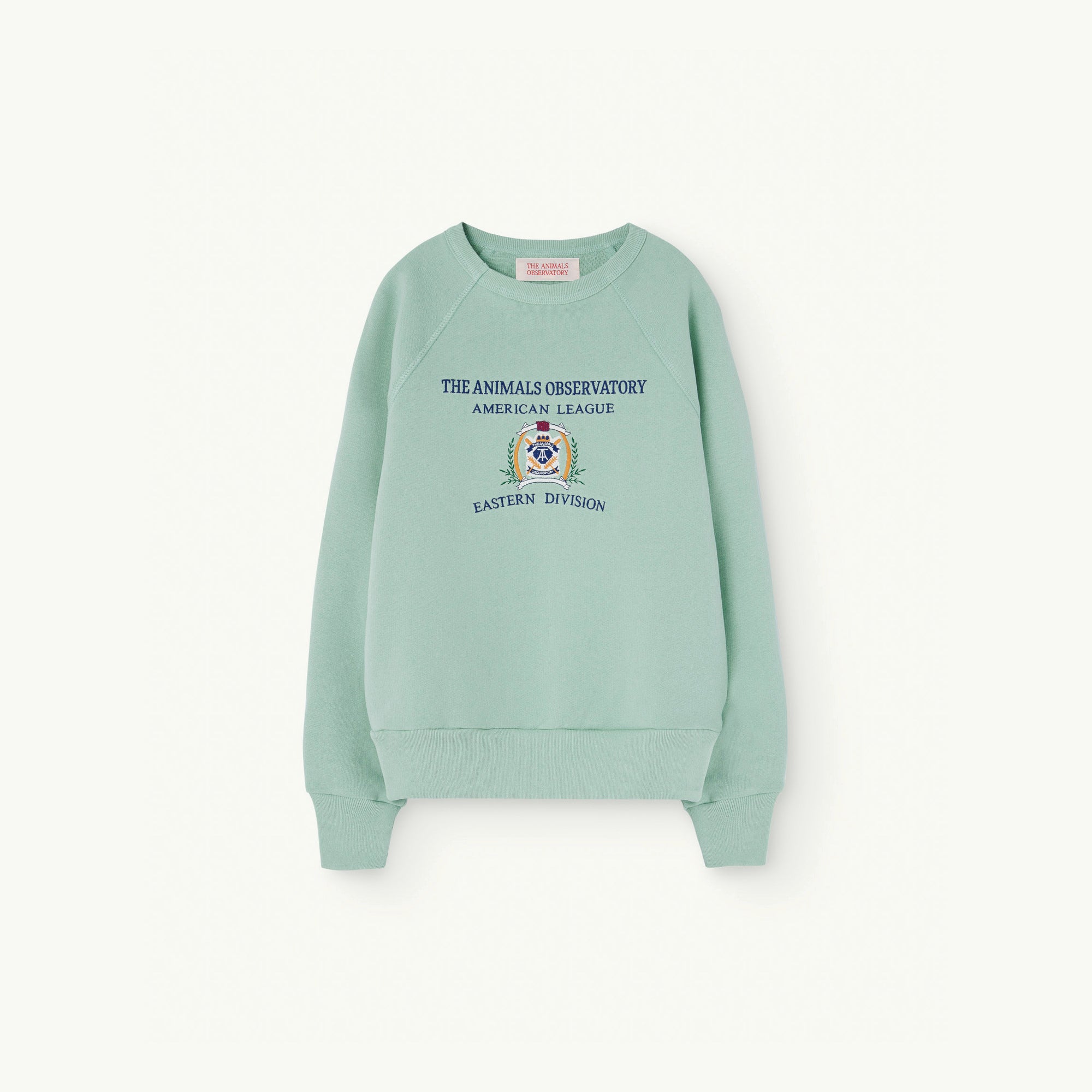 Boys & Girls Pale Green Logo Cotton Sweatshirt