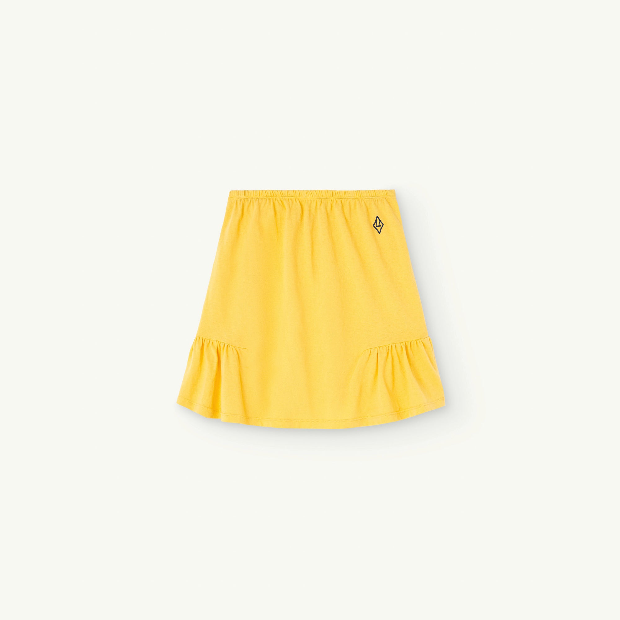 Girls Yellow Cotton Skirt