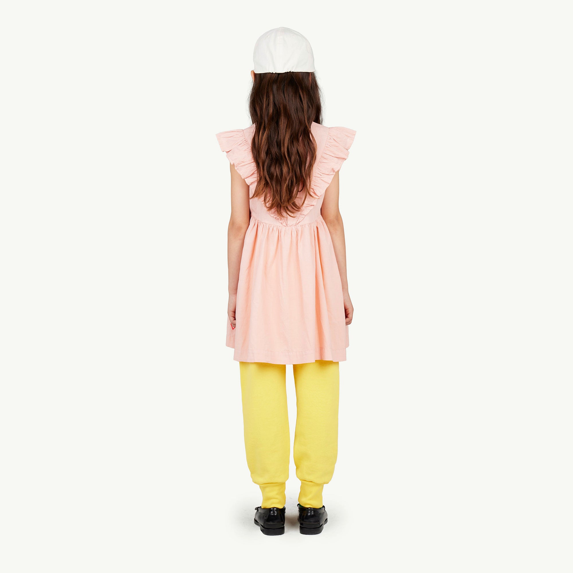 Girls Pink Stripes Cotton Dress