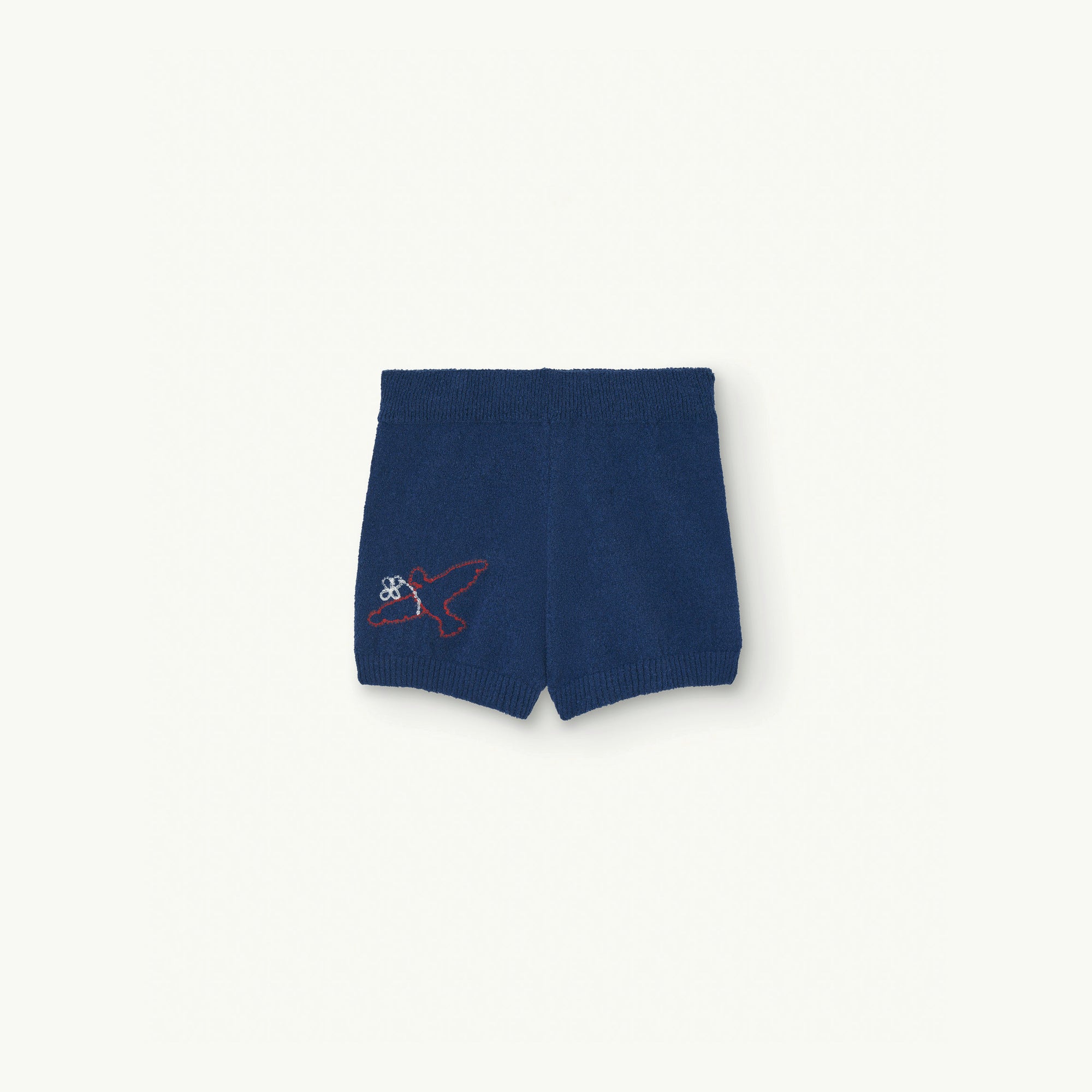 Girls Navy Bird Cotton Shorts