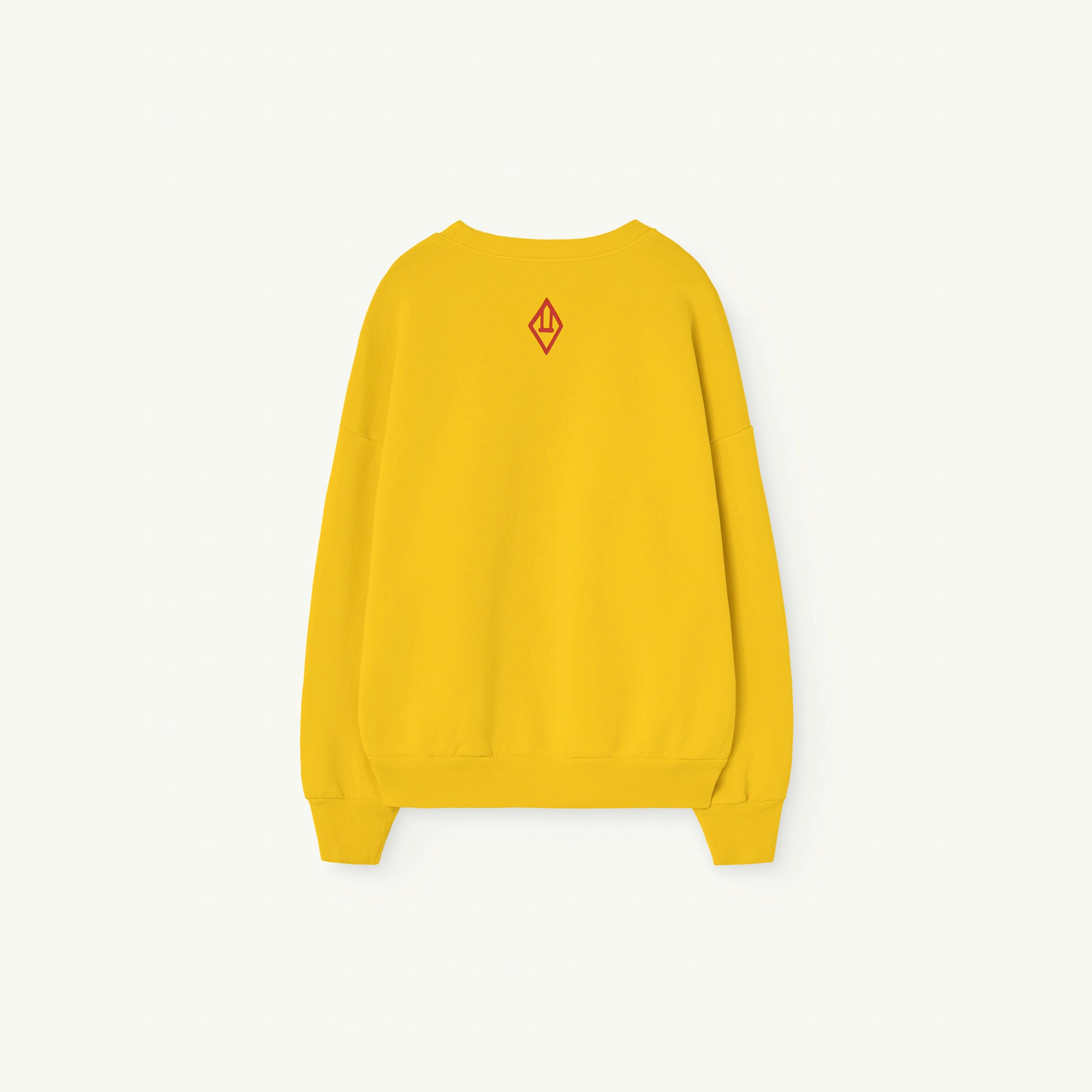 Boys & Girls Yellow Logo Cotton Sweatshirt