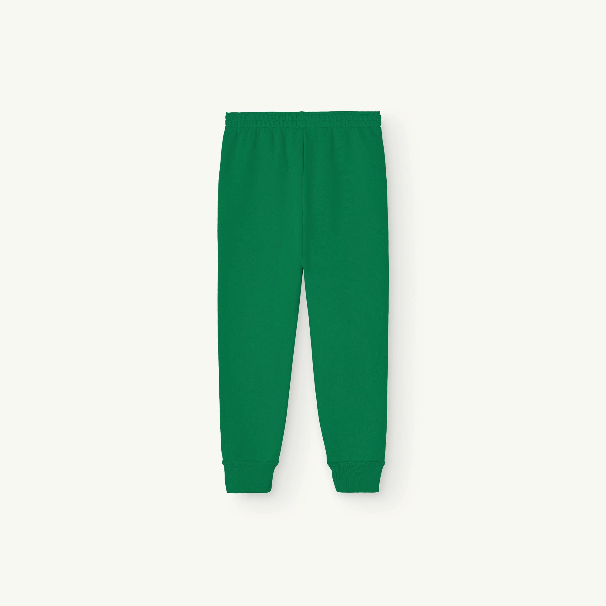 Boys & Girls Green Logo Cotton Trousers