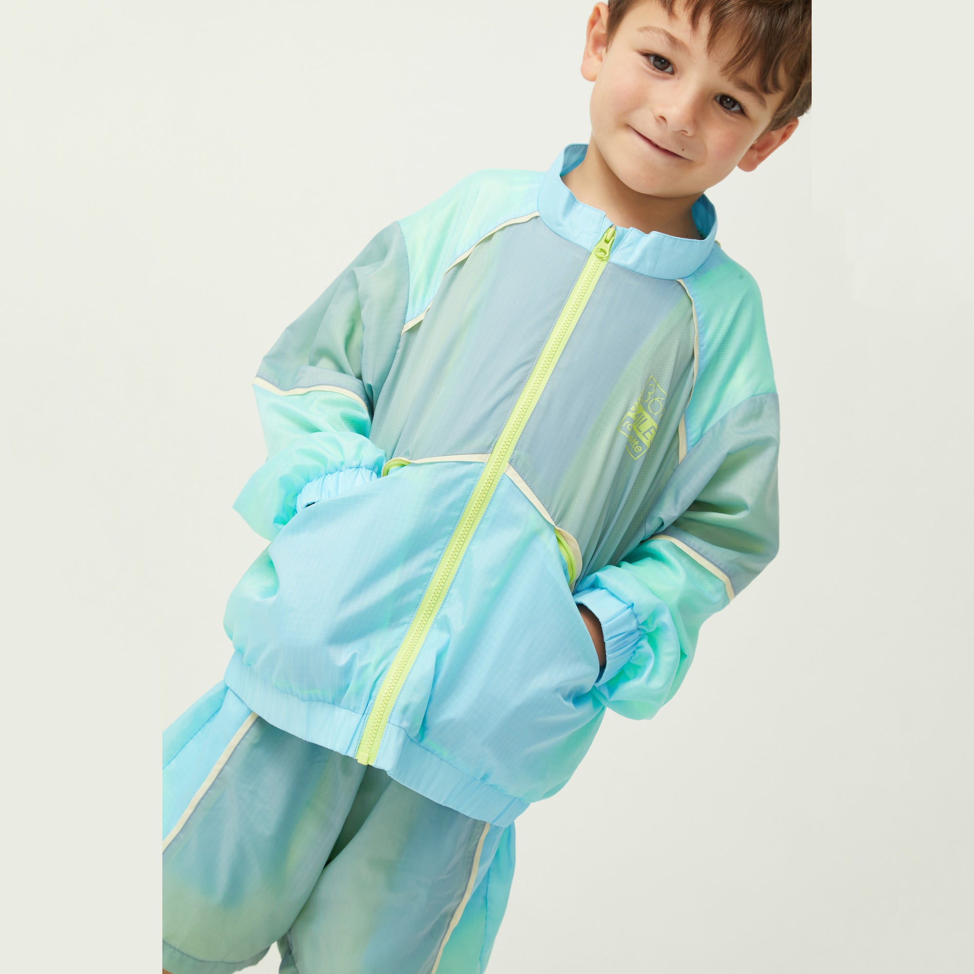 Boys & Girls Blue Zip-Up Jacket