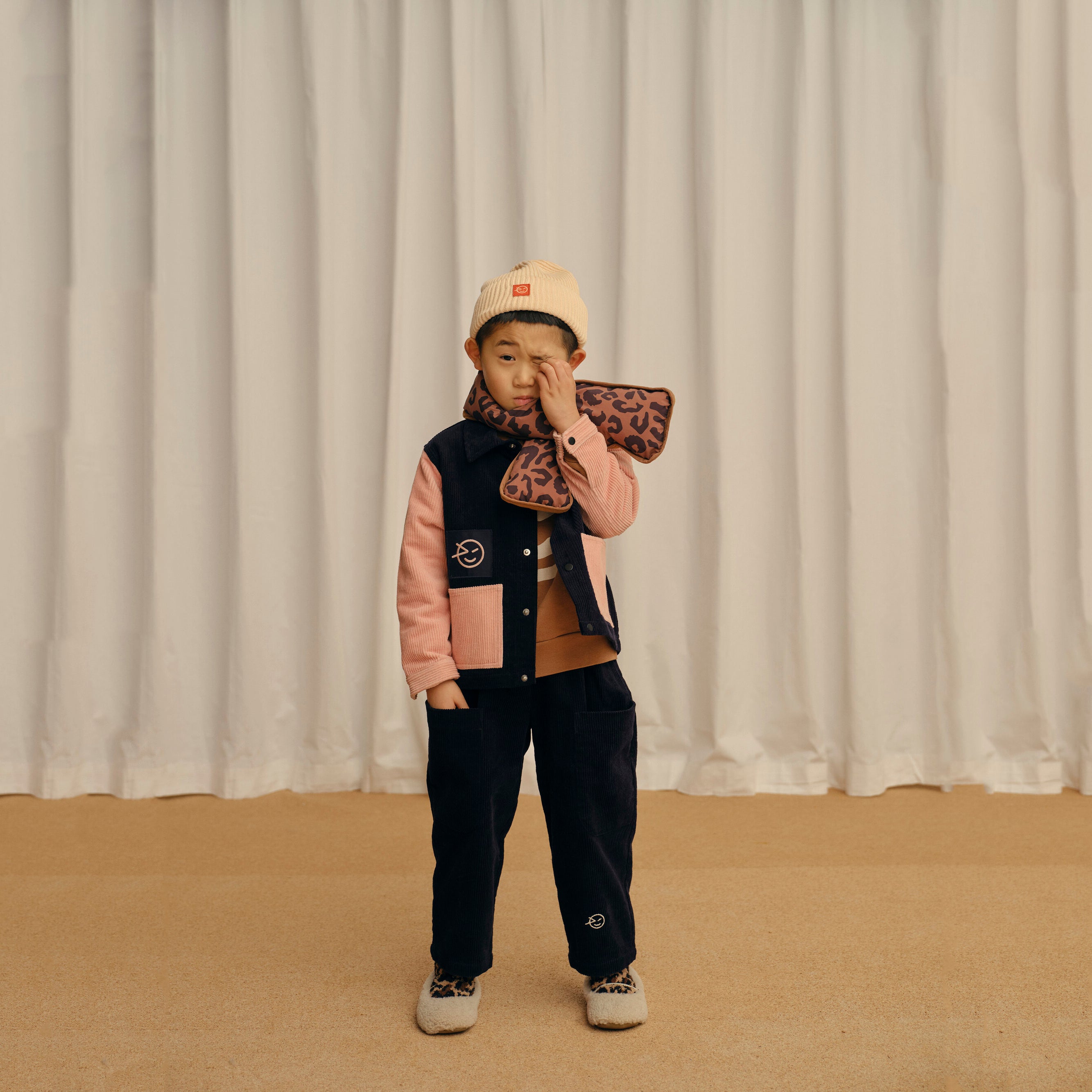 Boys & Girls Navy Corduroy Trousers