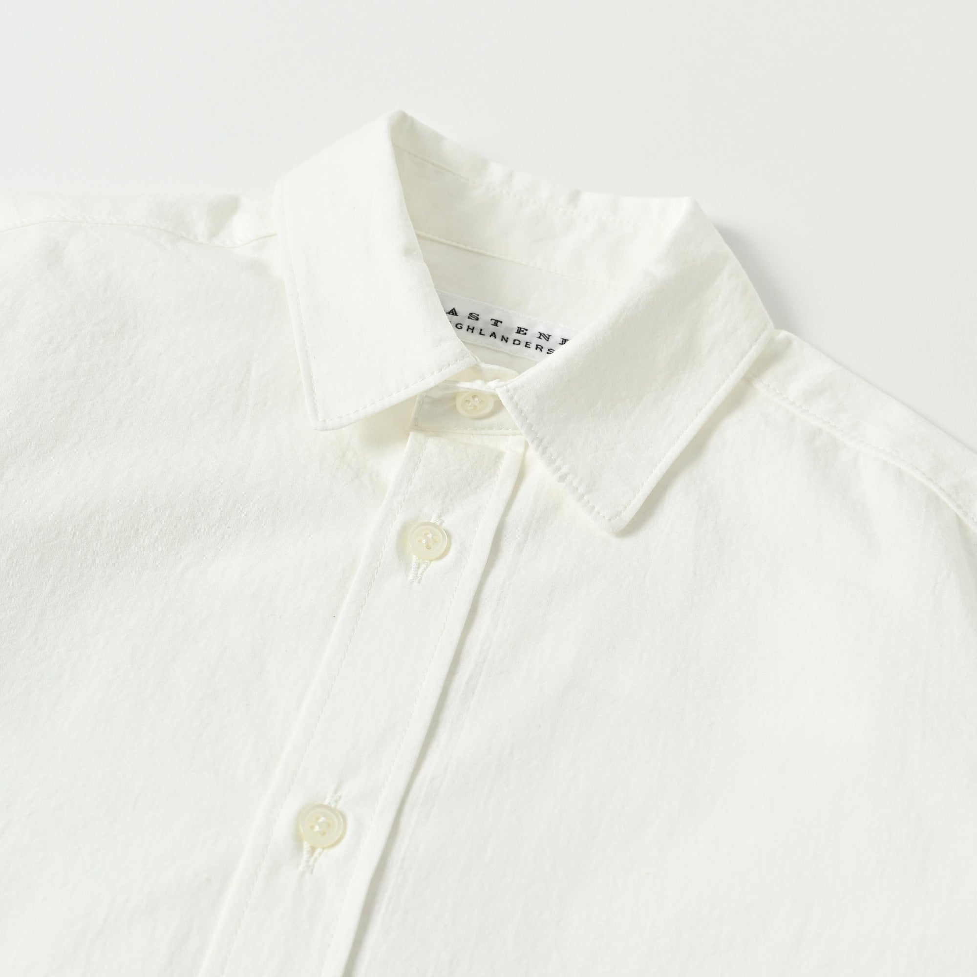 Boys & Girls White Cotton Shirt