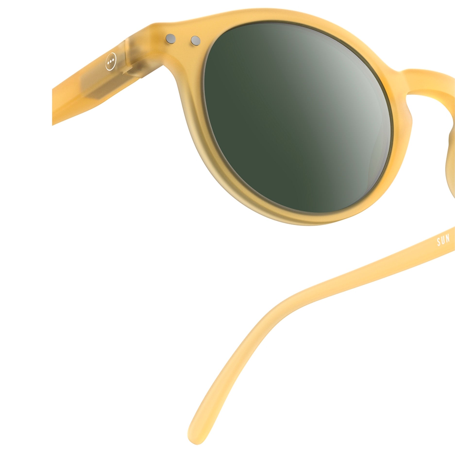Adult Yellow "SUN #H" Sunglasses