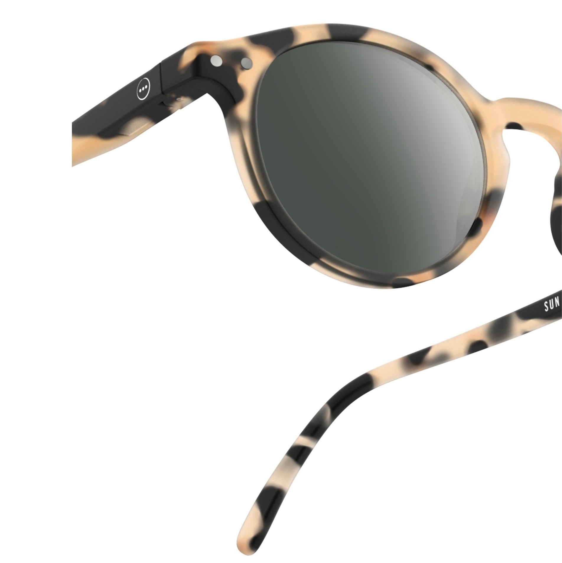 Adult Beige "SUN #H" Sunglasses