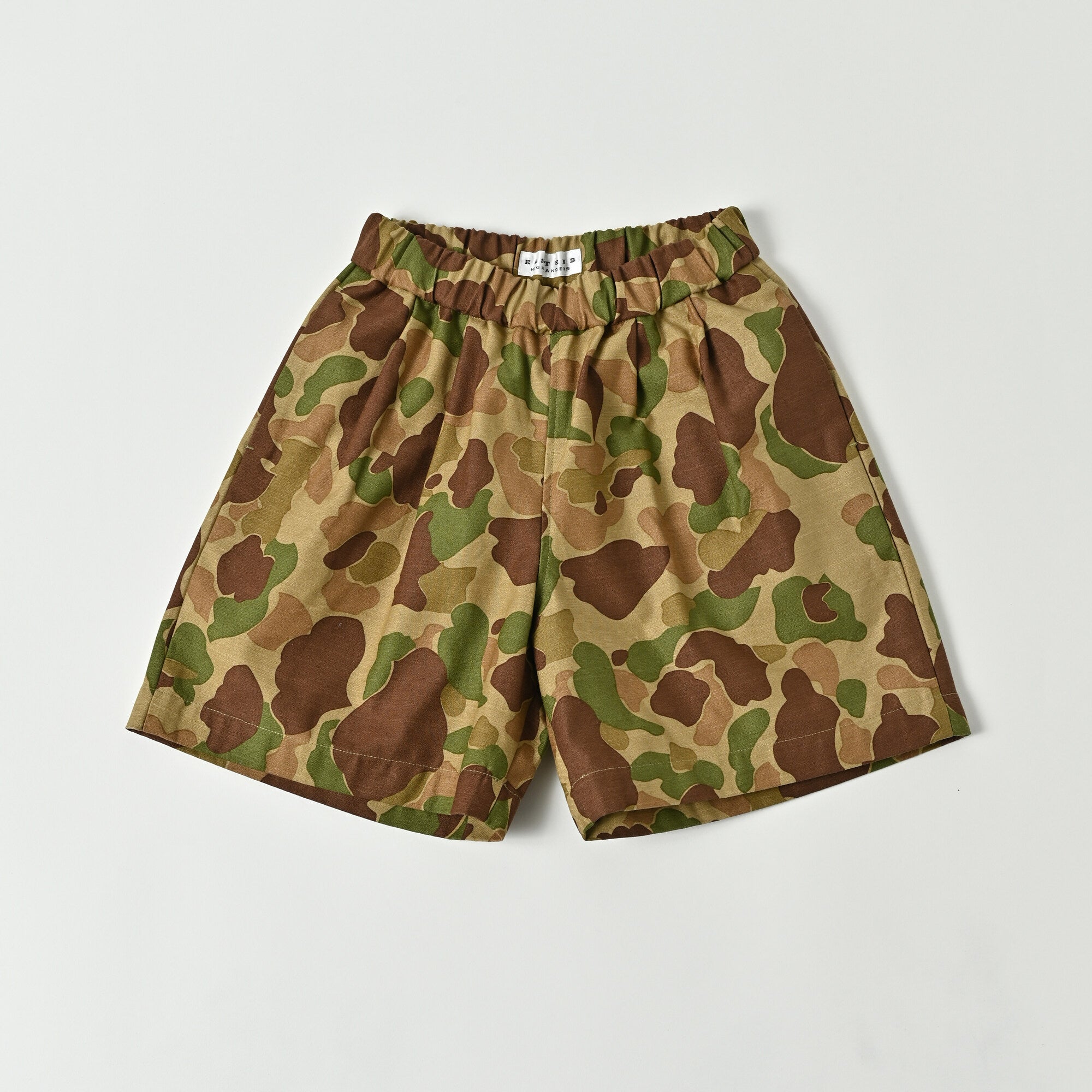 Boys & Girls Khaki Cotton Shorts