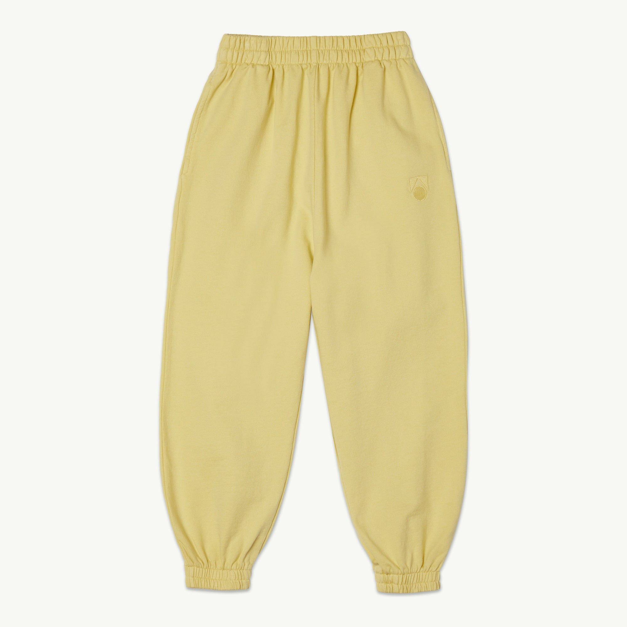 Boys & Girls Yellow Cotton Trousers