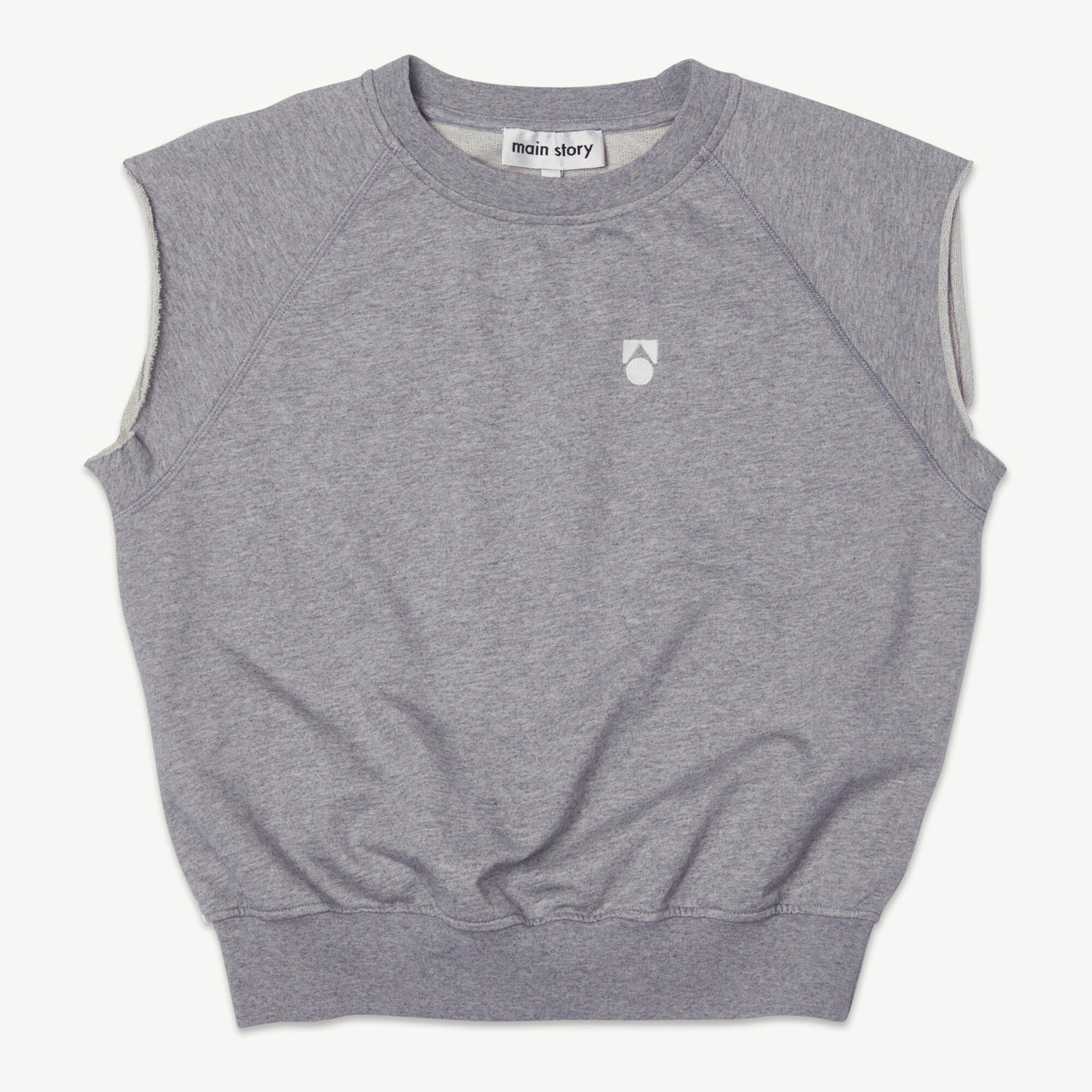 Boys & Girls Grey Cotton Vest