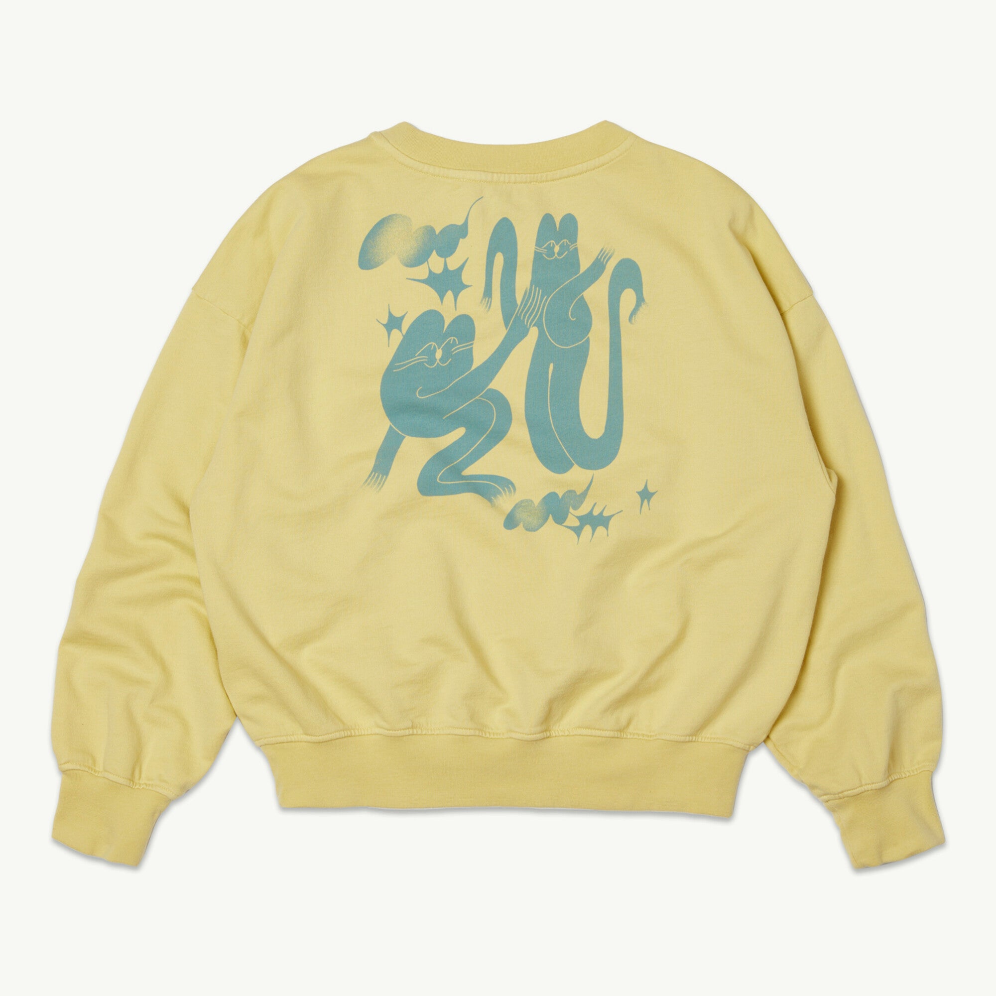 Boys & Girls Yellow Cotton Sweatshirt