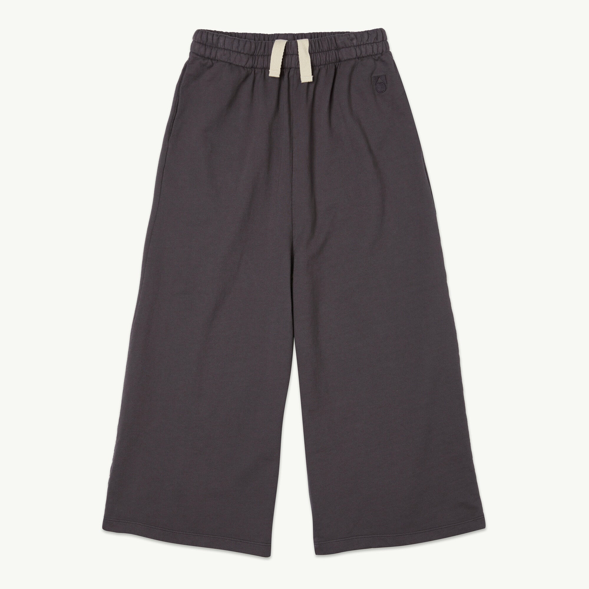 Boys & Girls Dark Brown Cotton Trousers