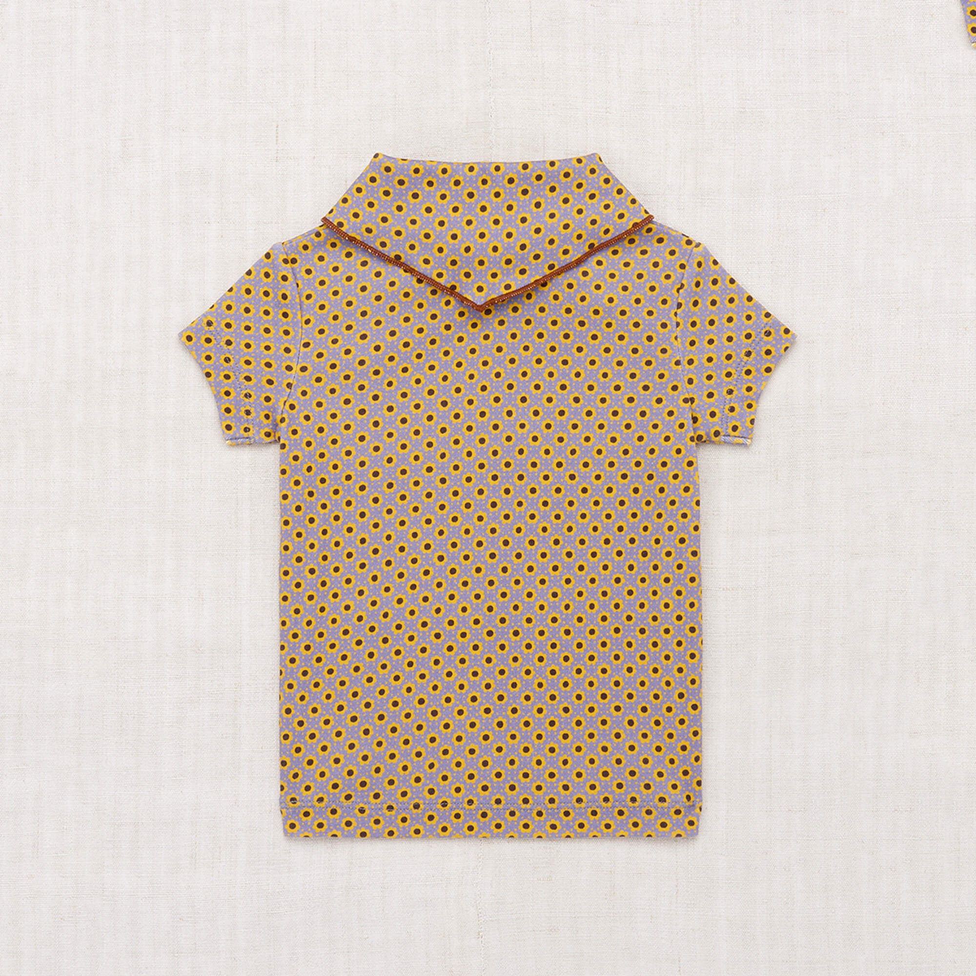 Girls Purple Flower Cotton T-Shirt
