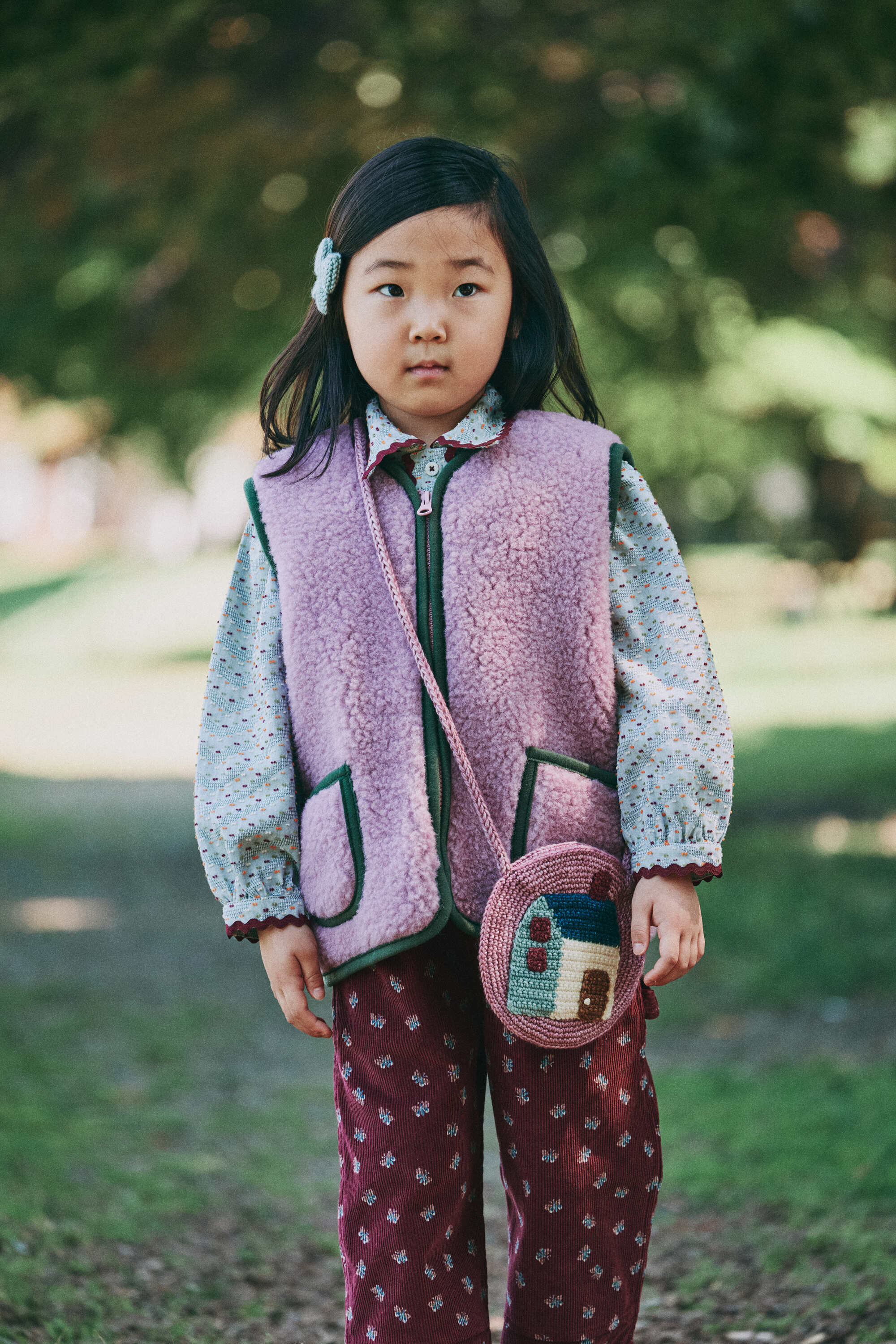 Boys & Girls Pink Circle Shoulder Bag