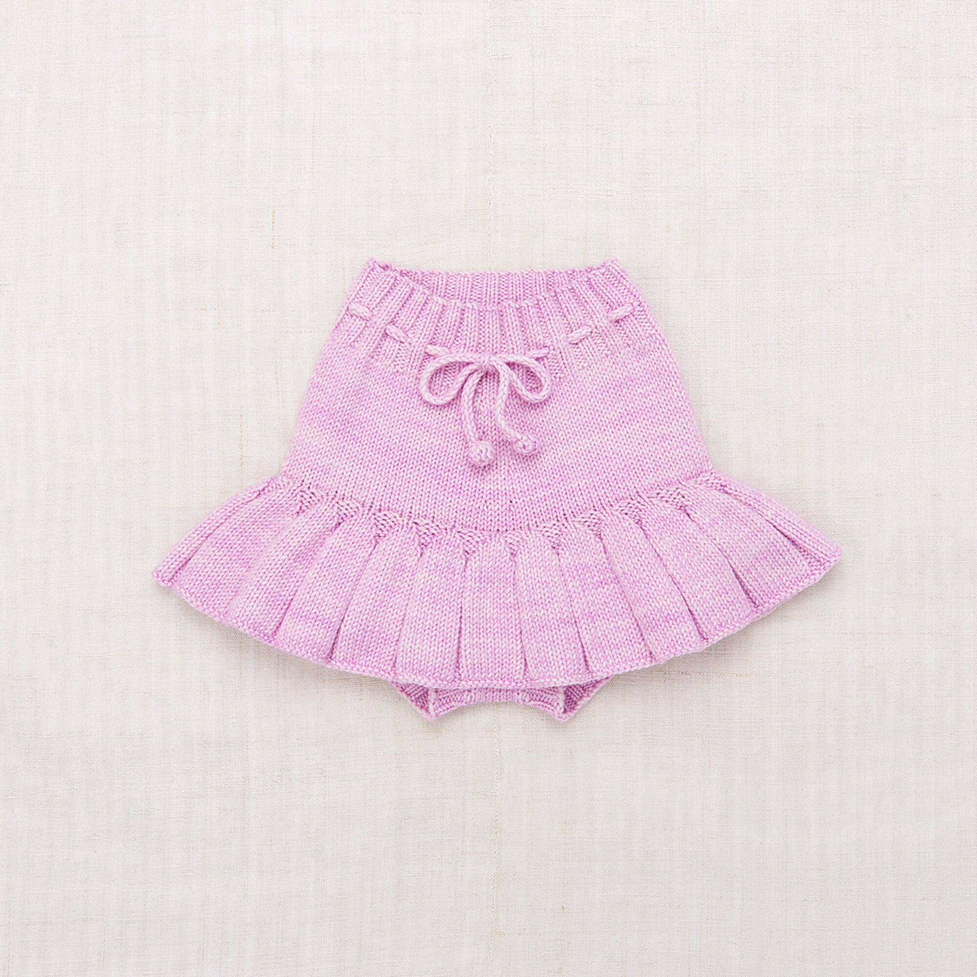 Girls Pink Lilac Wool Skirt