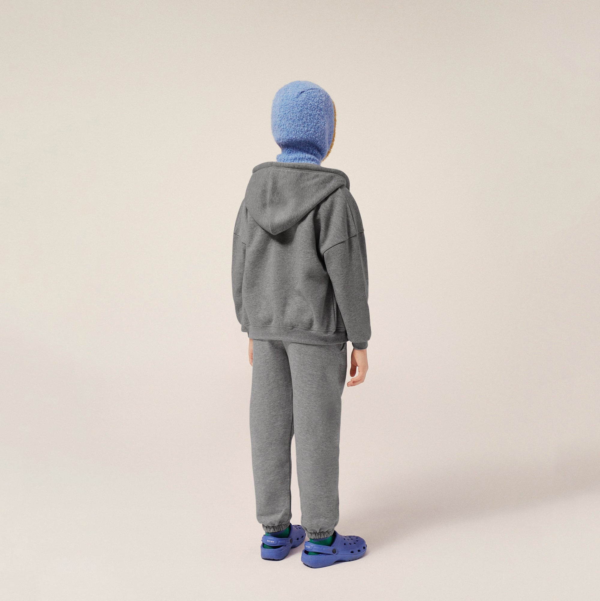 Boys & Girls Grey Cotton Trousers