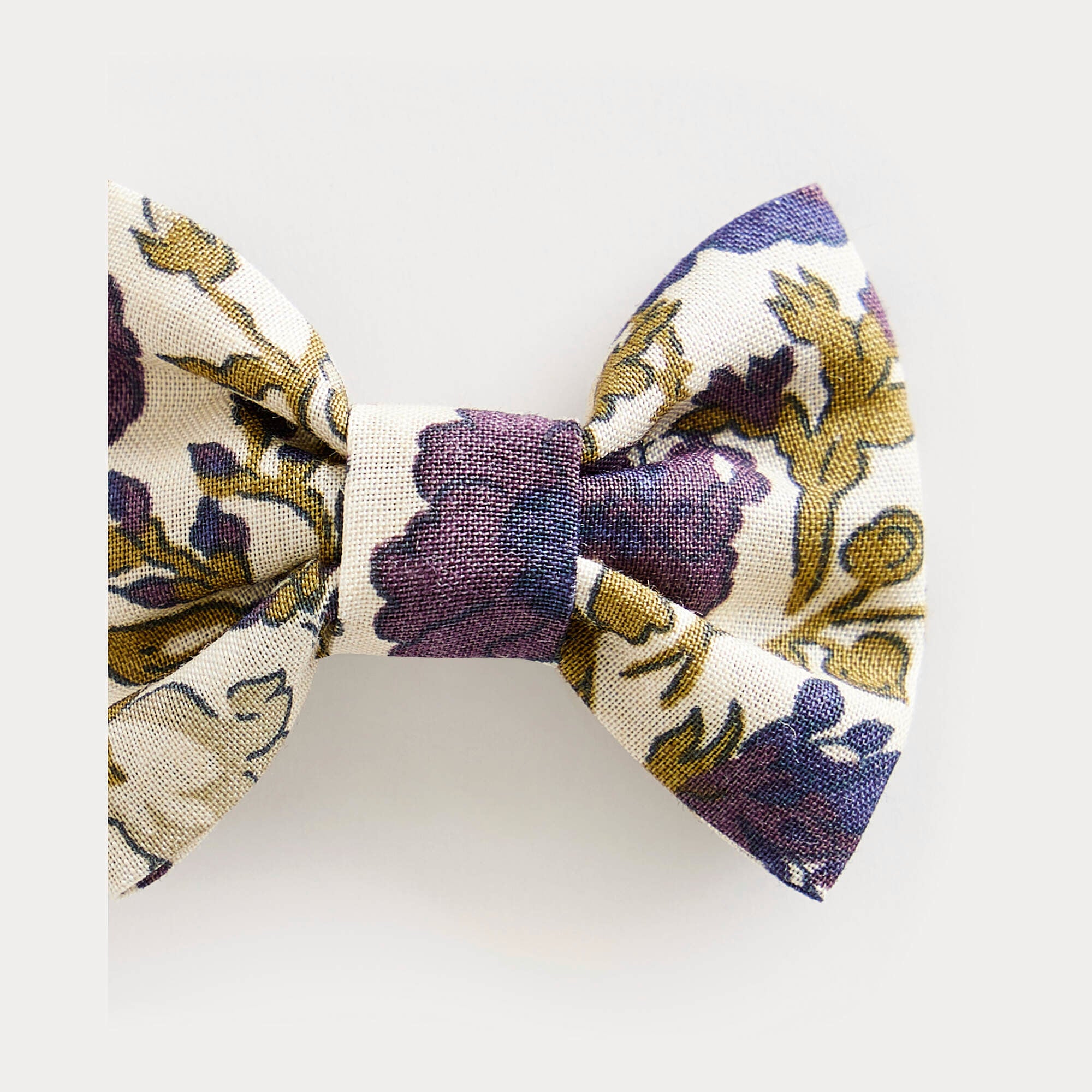 Girls Beige Floral Hair Clips